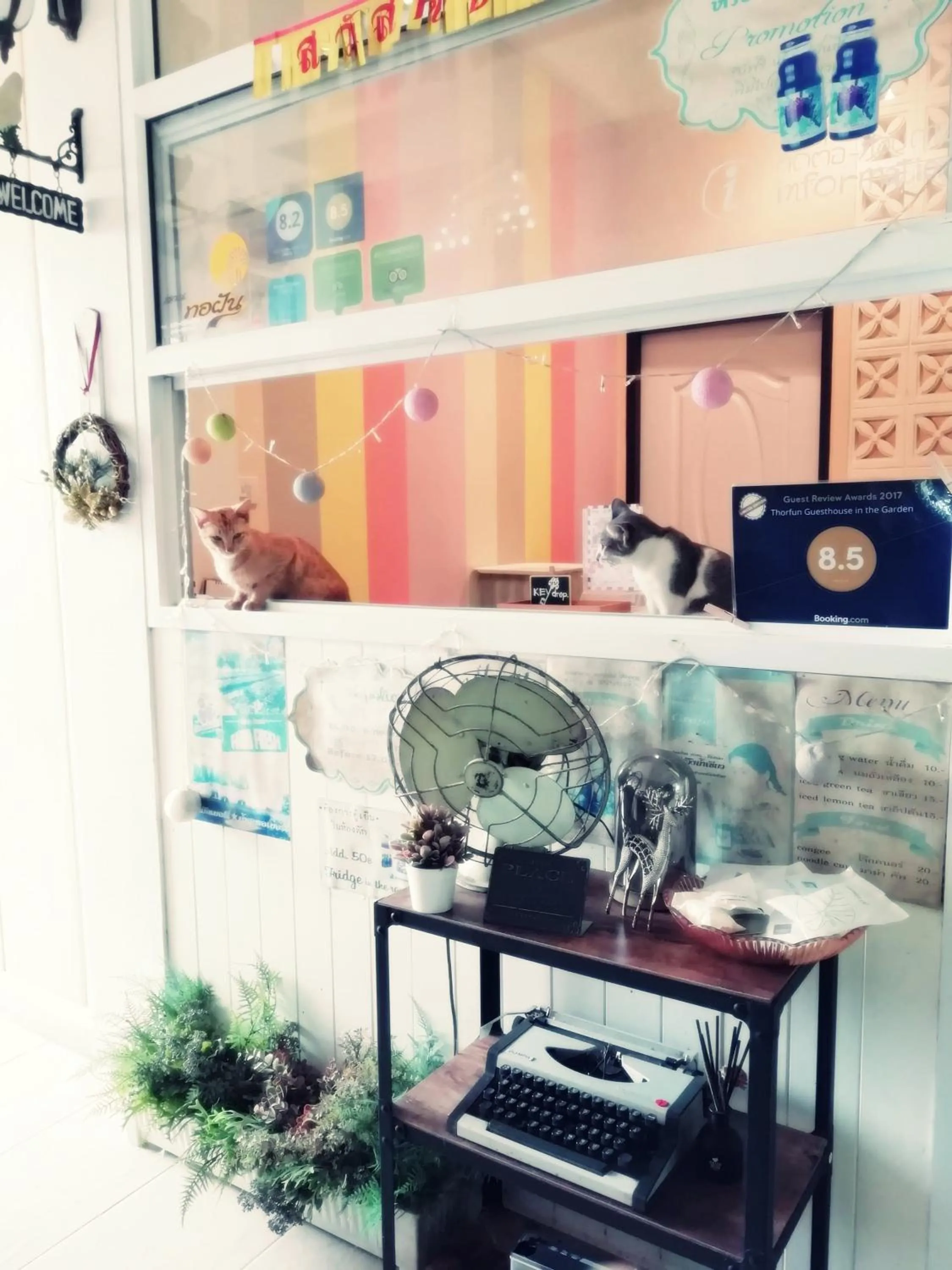 Lobby or reception in Thorfun Guesthouse in the Garden