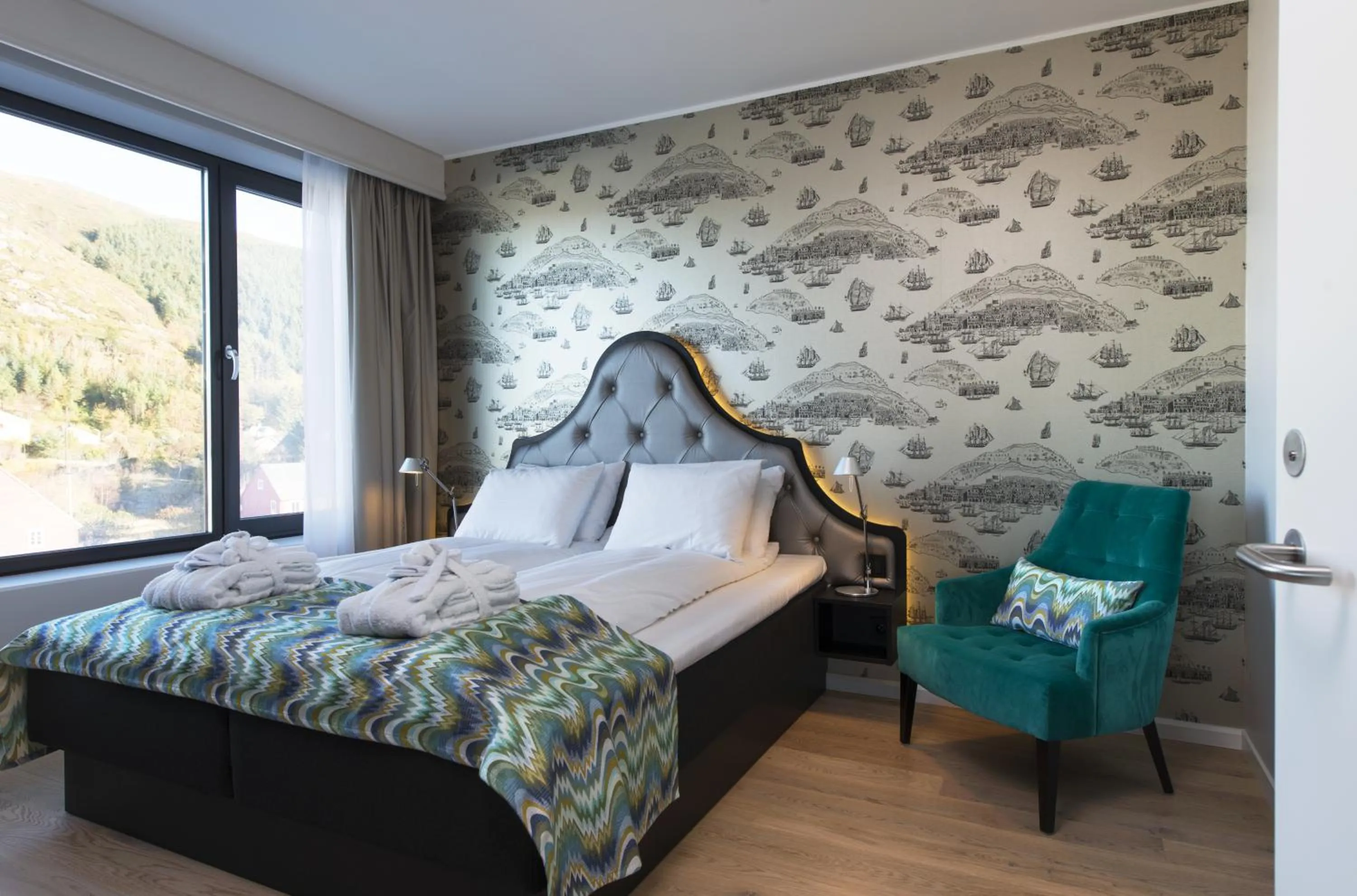 Bedroom, Bed in Thon Hotel Fosnavåg