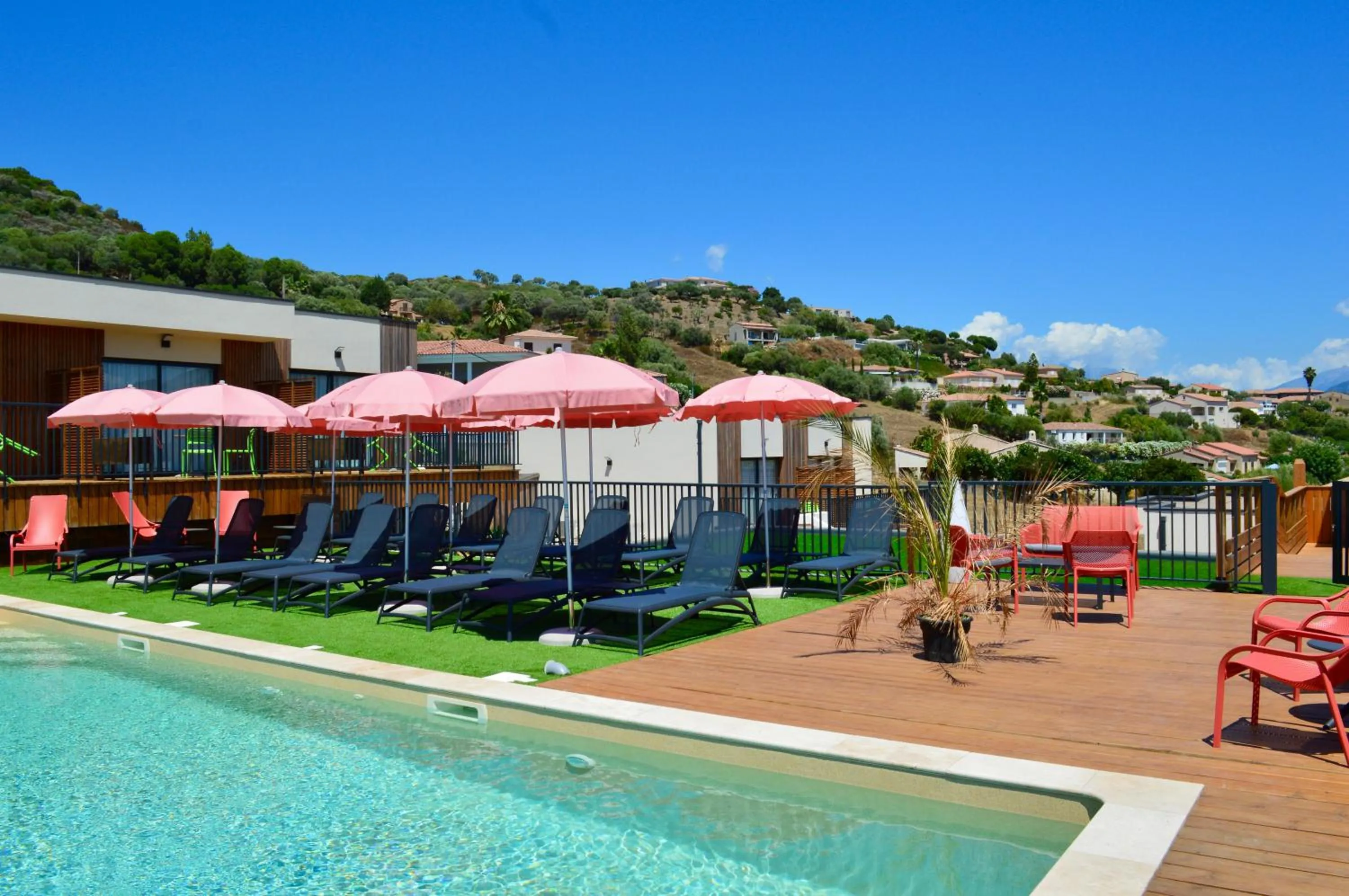 Swimming pool in Hôtel Casa Matteu