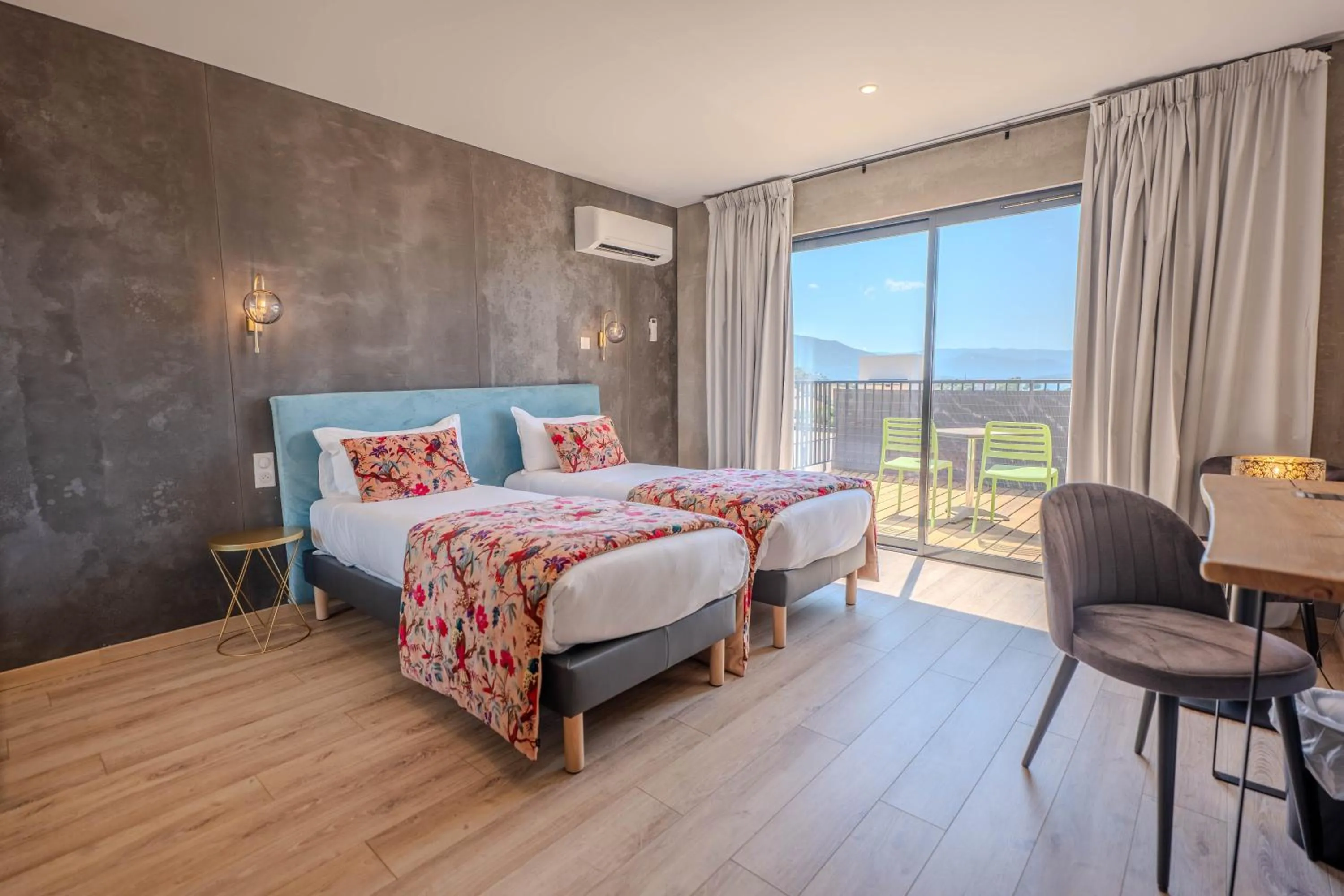 Bed in Hôtel Casa Matteu