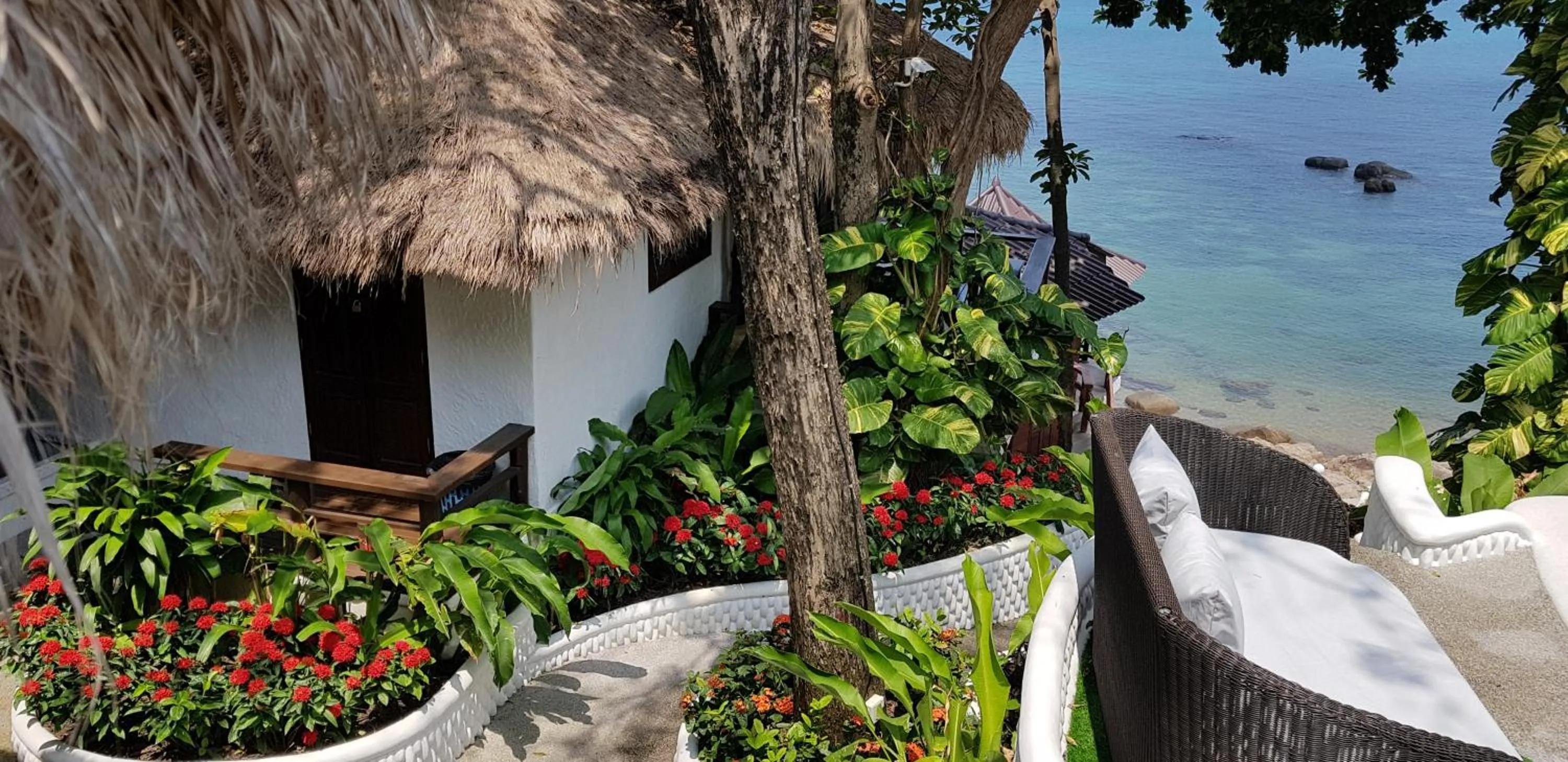 Text overlay in Clear View Resort