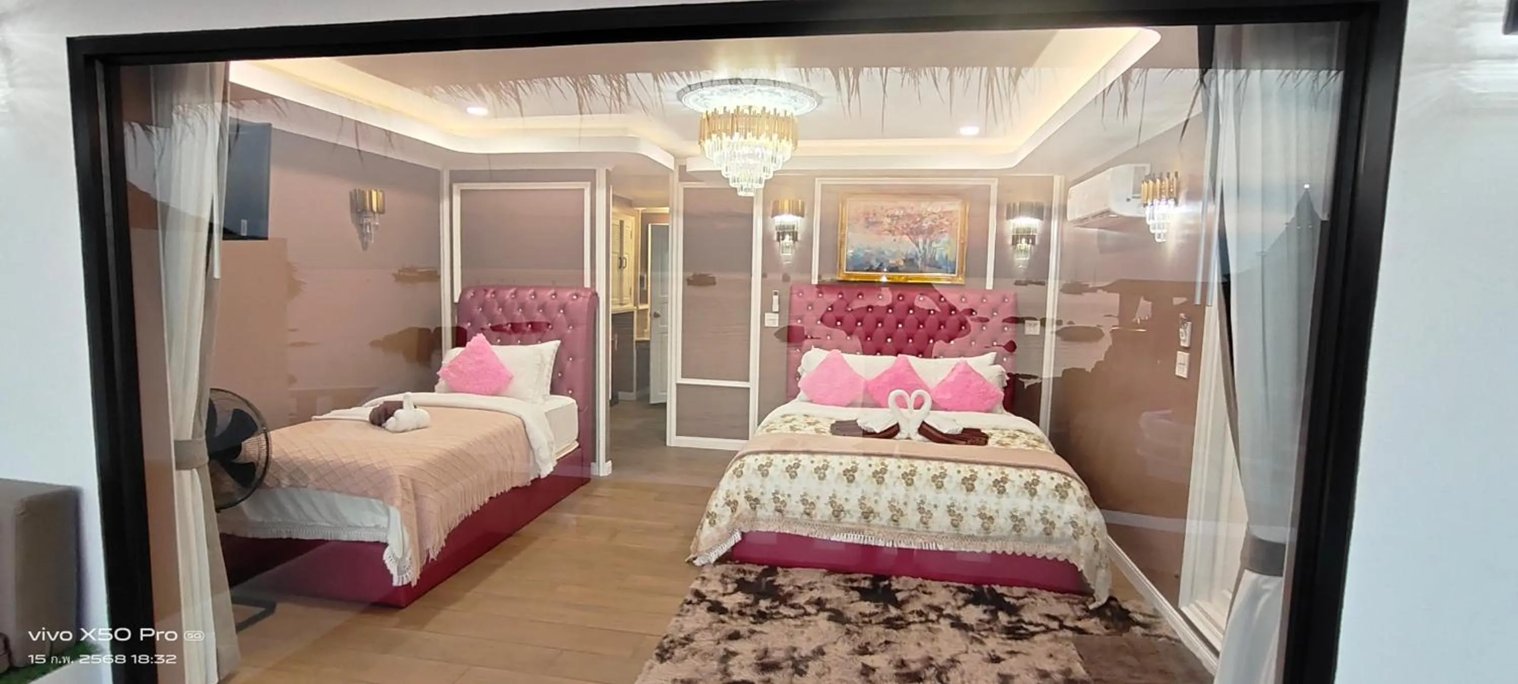 Bed in Clear View Resort