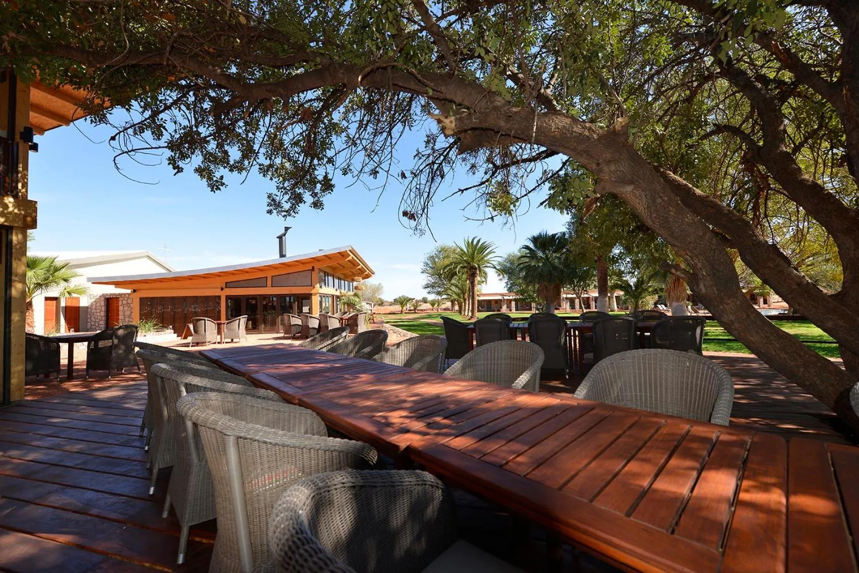 Restaurant/places to eat in Gondwana Kalahari Anib Lodge