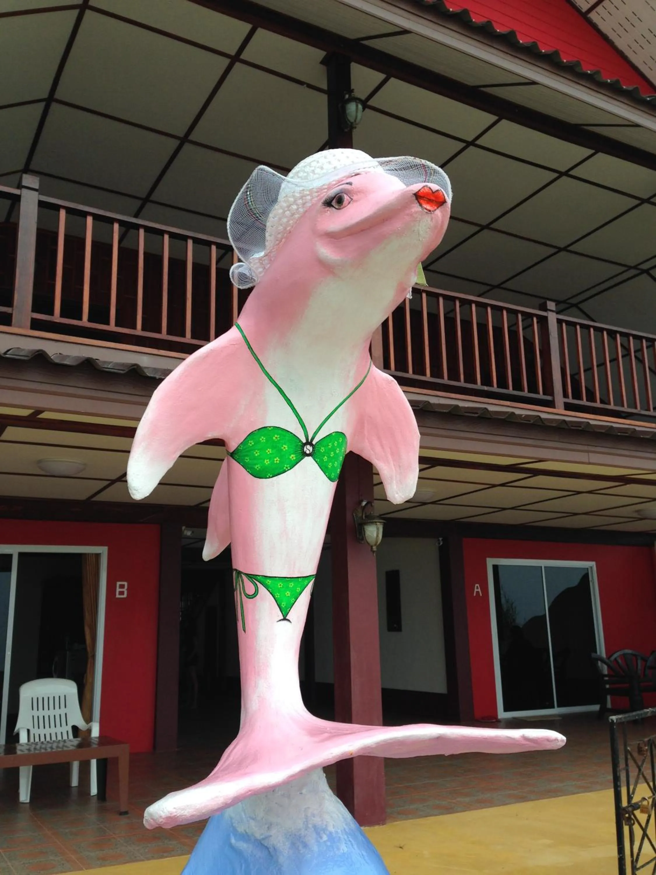 Balcony/Terrace in Sea Breeze House, Naiplao Beach