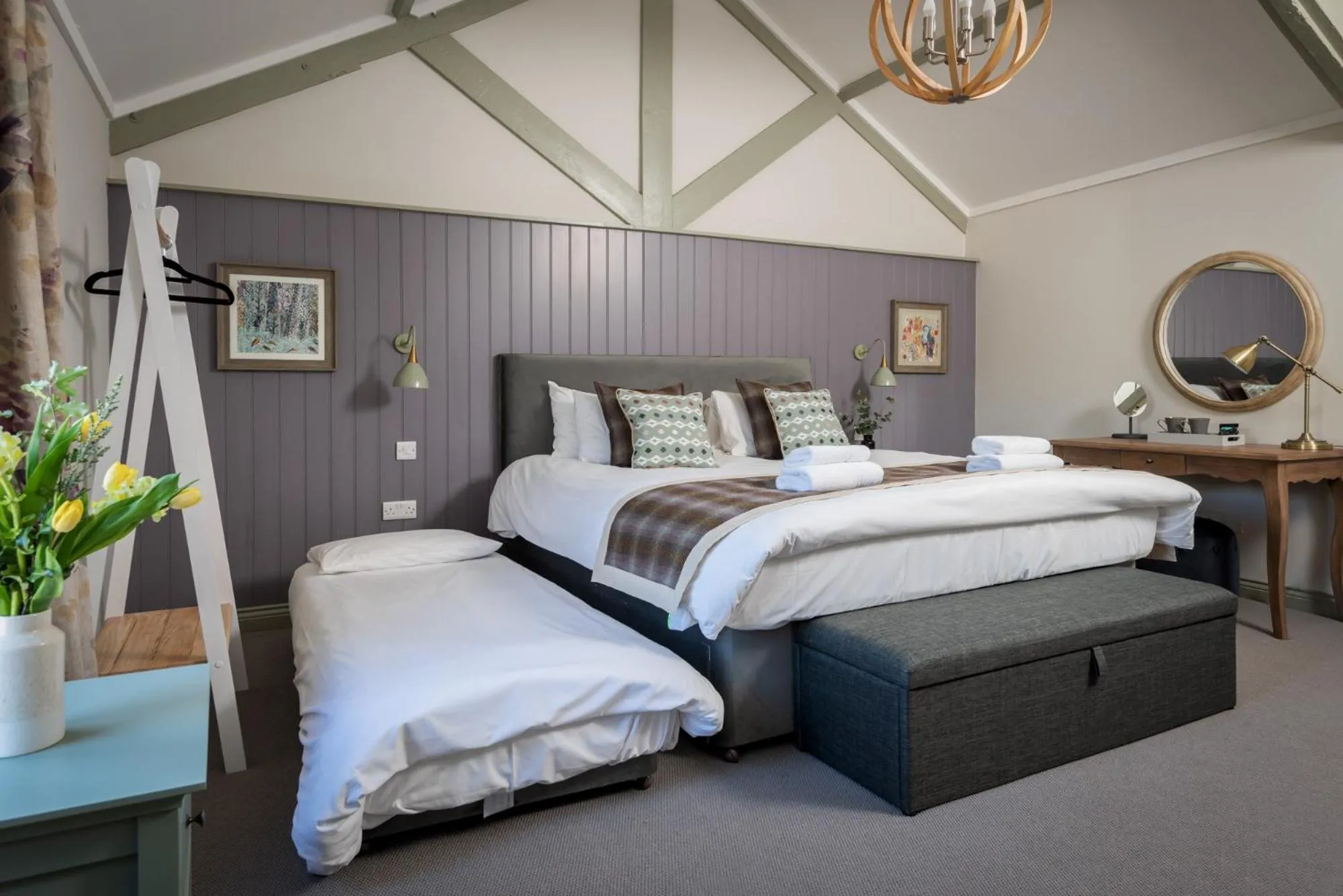 Bed in The Kings Arms Otterton