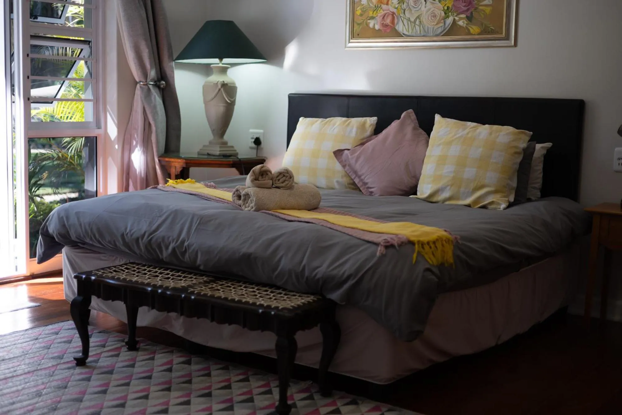 Bed in Homestead Bed and Breakfast