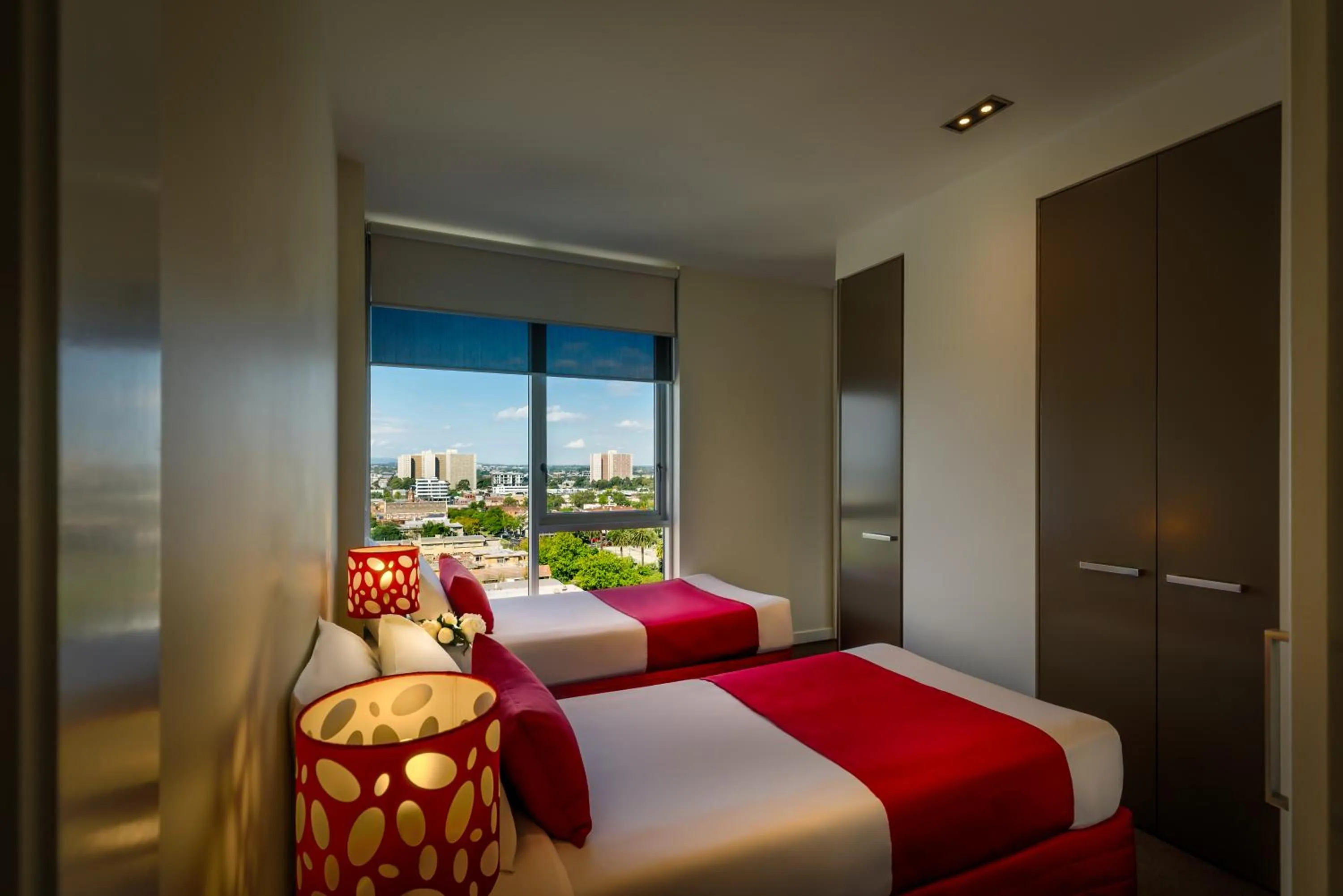 Bedroom, Bed in Adele Apartment Hotel East Melbourne