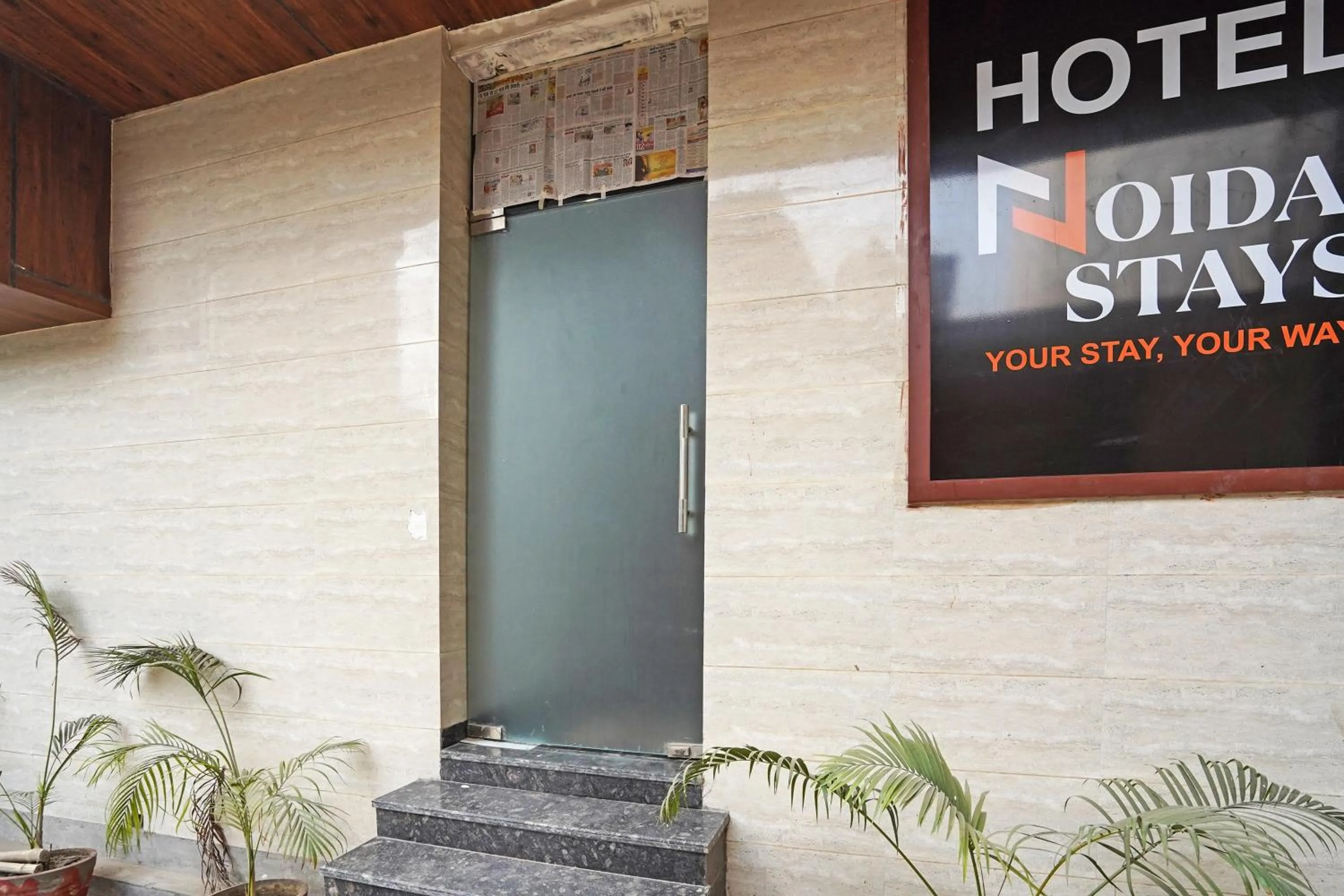 Facade/entrance in Hotel O Noida Stays