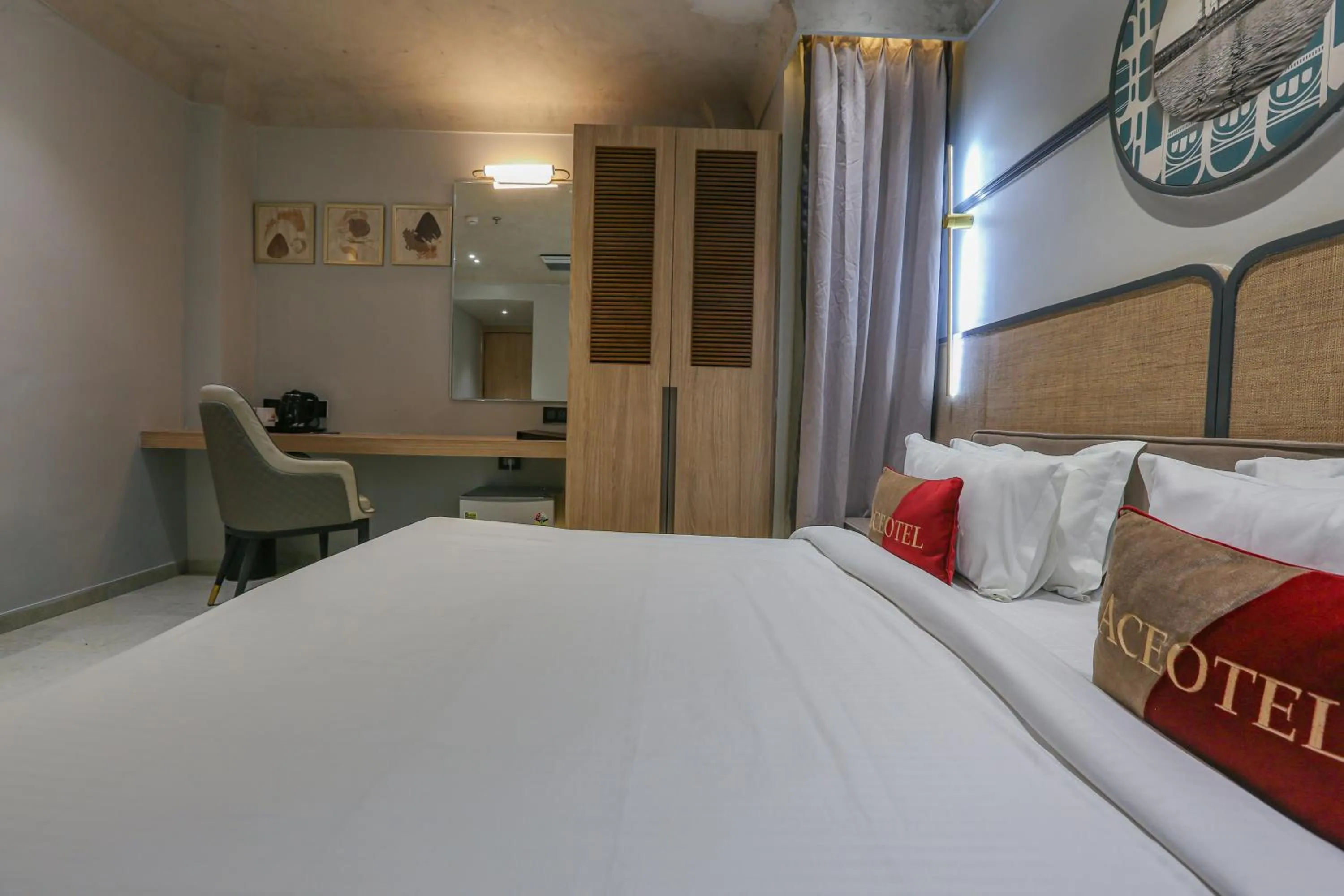 View (from property/room), Bed in Aceotel Select Aria, Bhopal -A Luxury Boutique Hotel