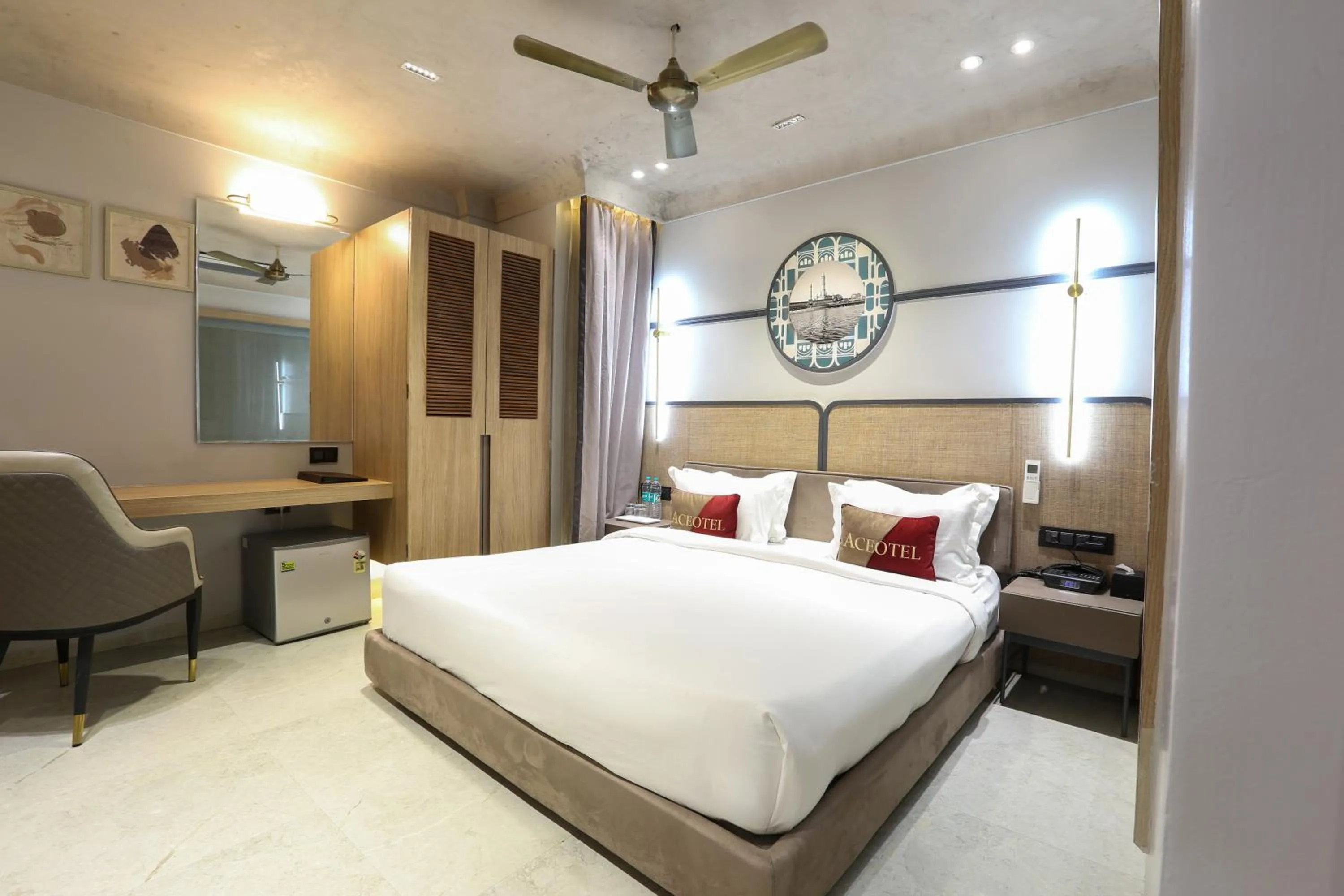 View (from property/room), Bed in Aceotel Select Aria, Bhopal -A Luxury Boutique Hotel