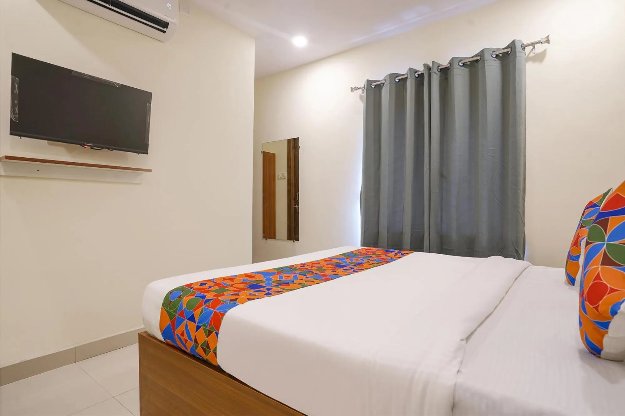 Bed in FabHotel Air Live - Nr Ameerpet metro station