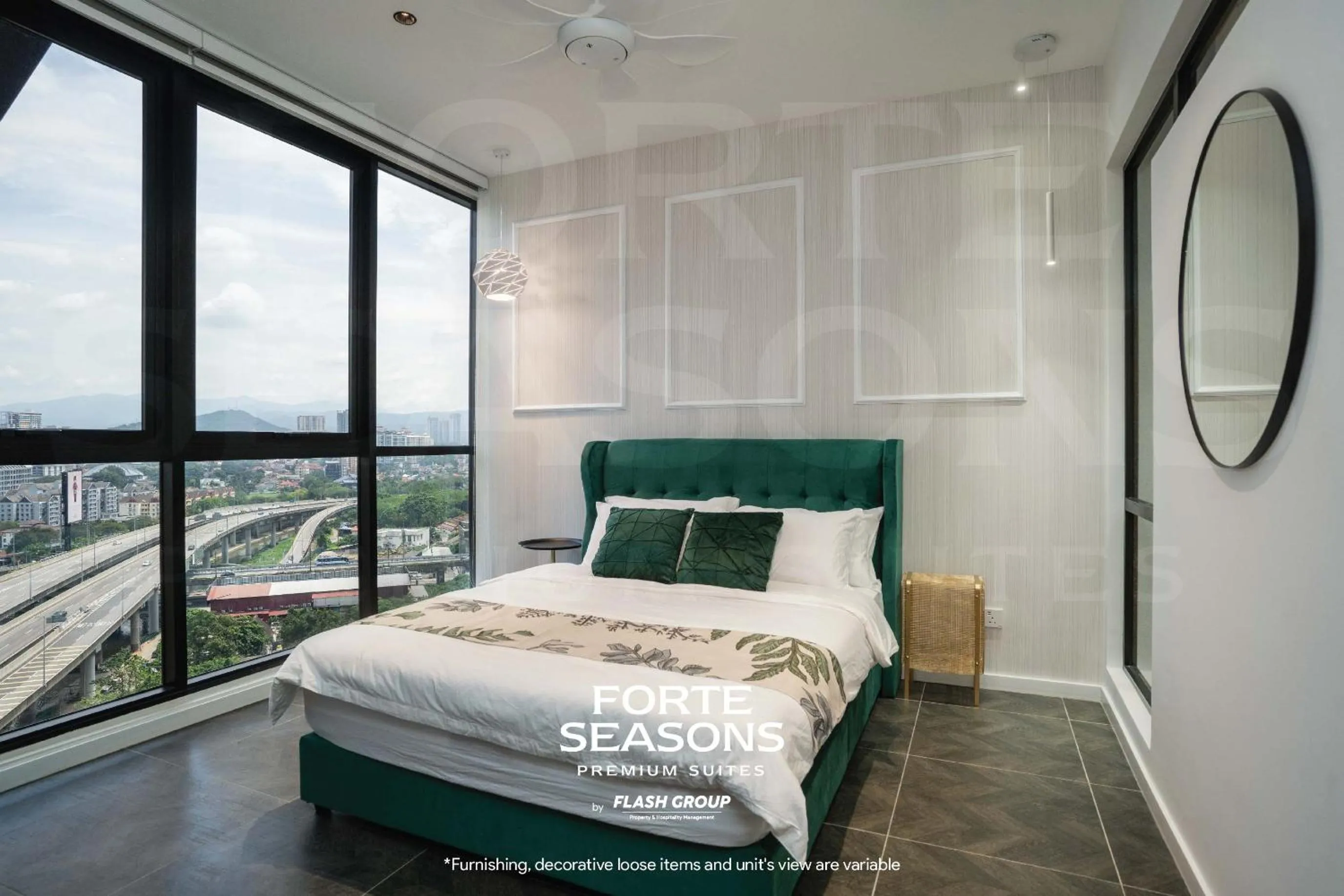 Bed in Forte Seasons Scarletz Premium Suites @ KLCC