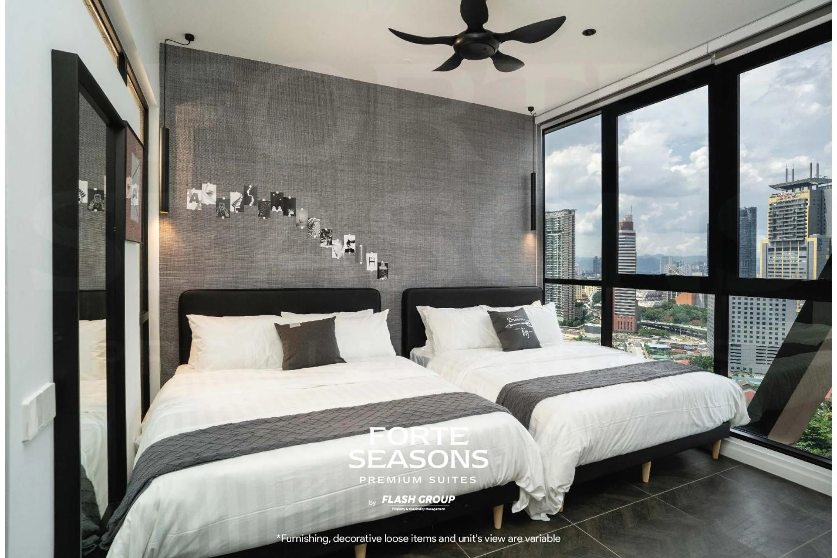 Bed in Forte Seasons Scarletz Premium Suites @ KLCC