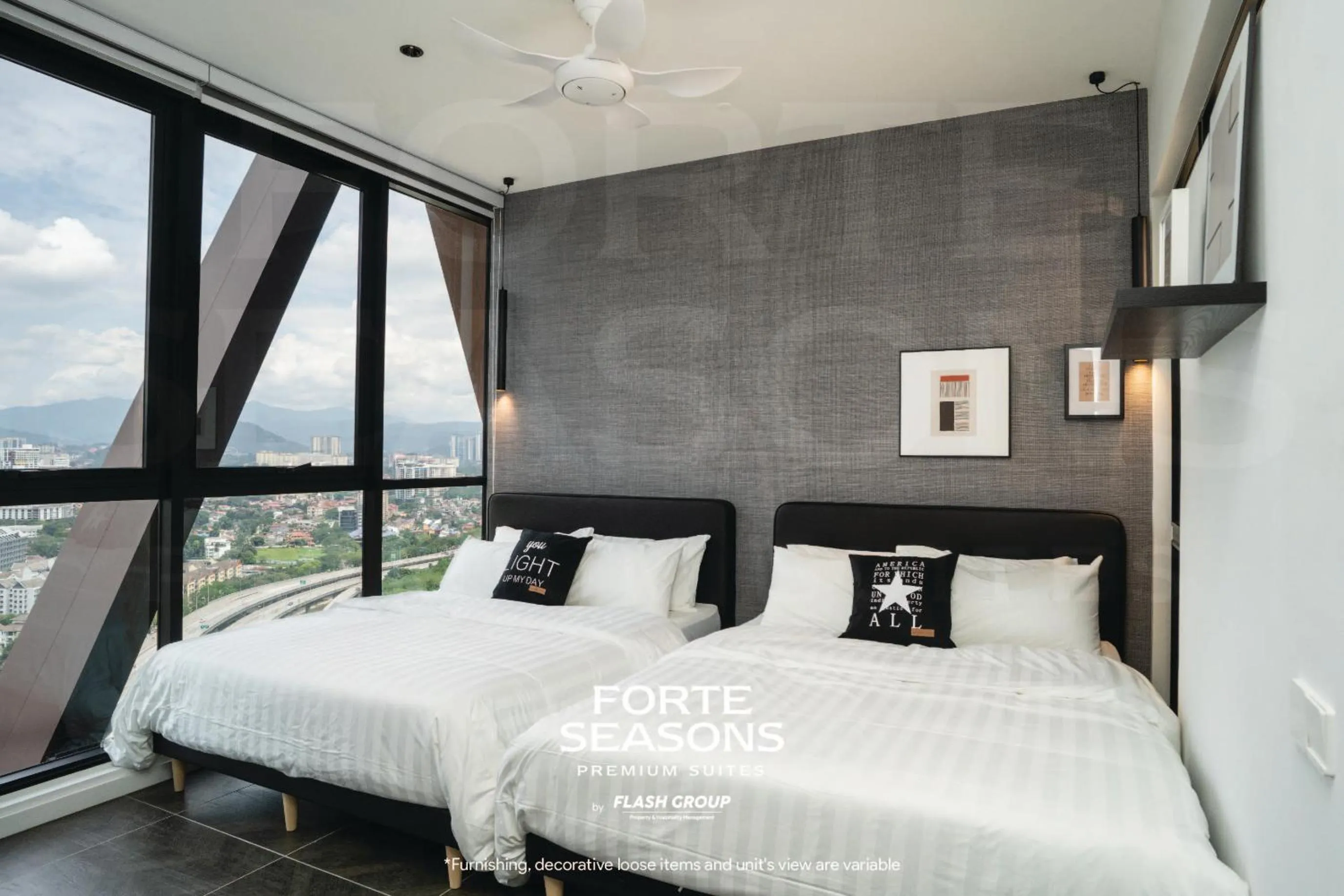 Bed in Forte Seasons Scarletz Premium Suites @ KLCC