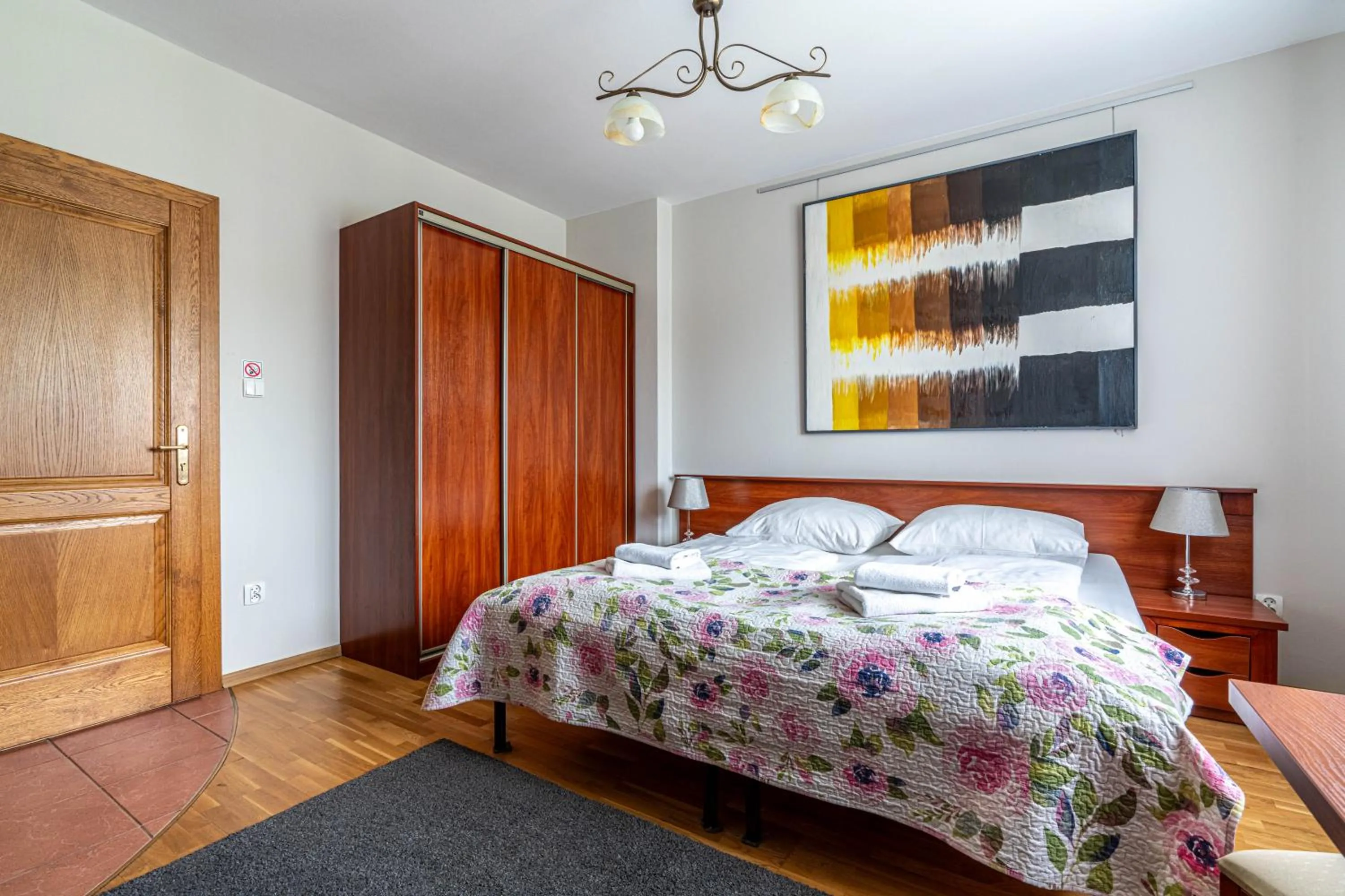 Bed in Willa Serafin-basen, sauny i jacuzzi w Willa Baciarka dodatkowo płatne