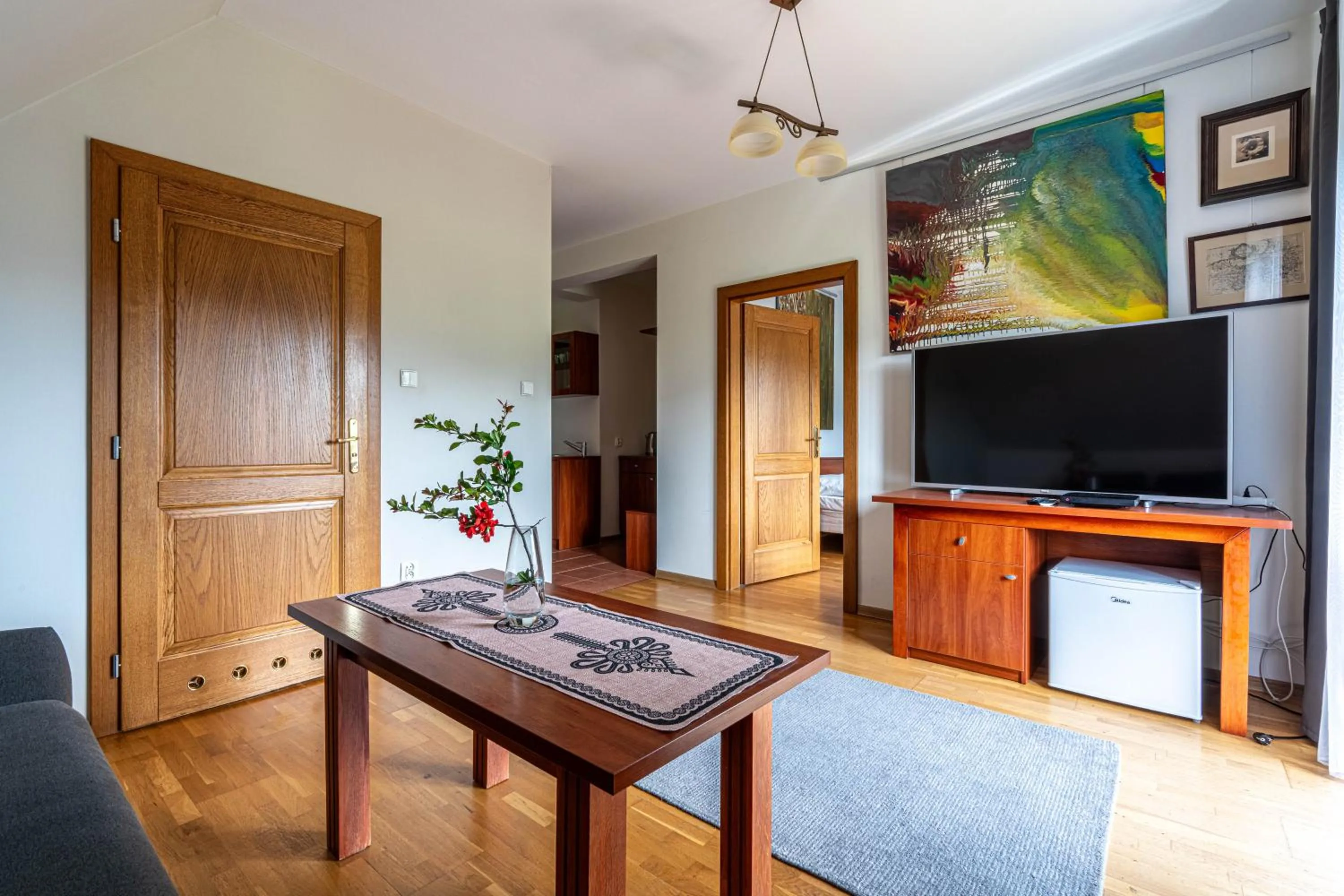 Communal lounge/ TV room in Willa Serafin-basen, sauny i jacuzzi w Willa Baciarka dodatkowo płatne