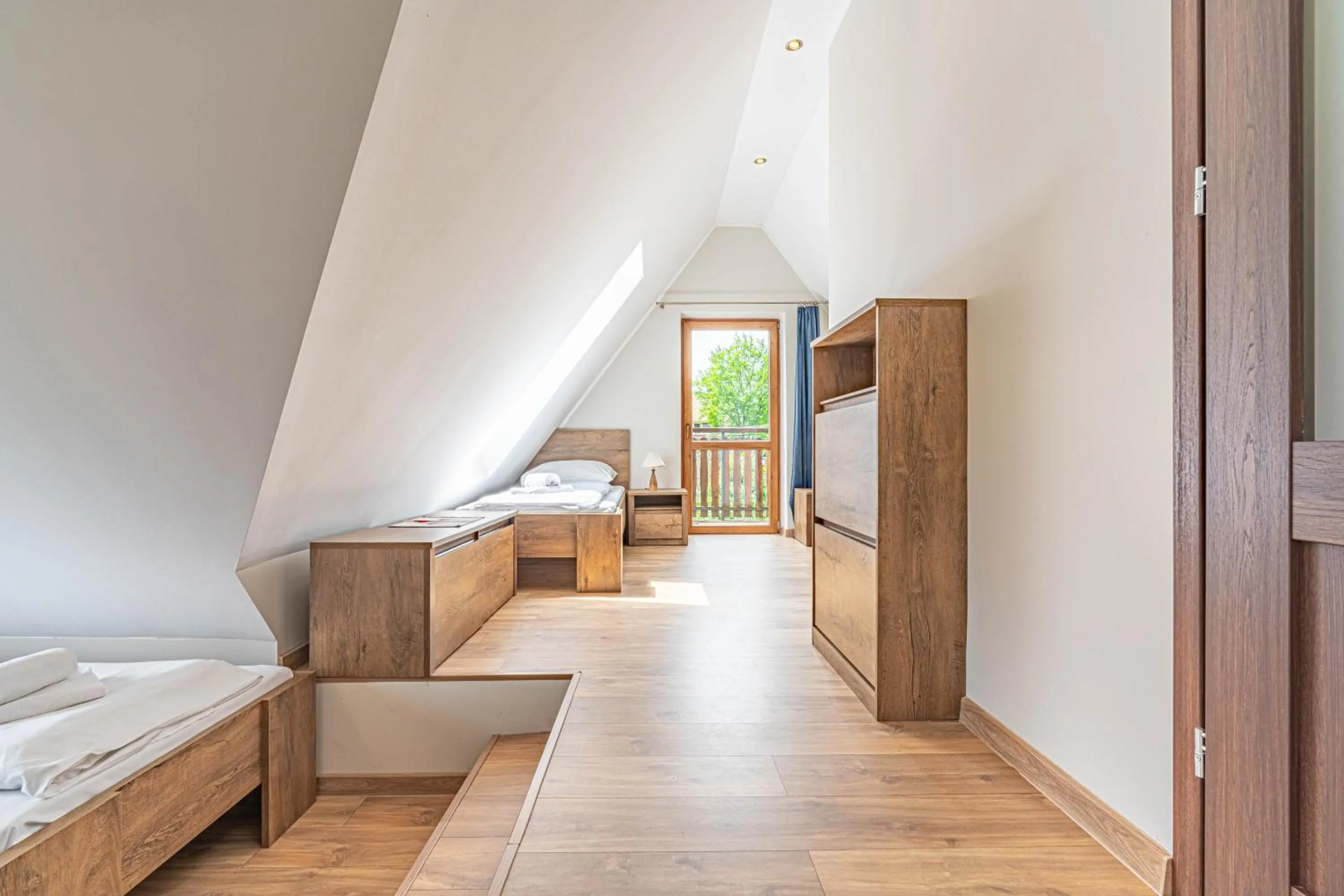 Bed in Willa Serafin-basen, sauny i jacuzzi w Willa Baciarka dodatkowo płatne