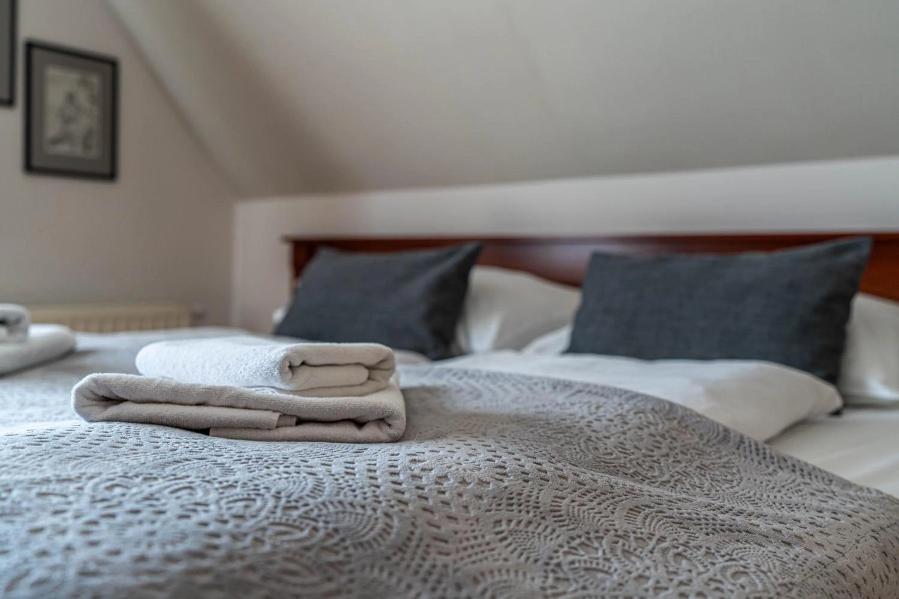 Bed in Willa Serafin-basen, sauny i jacuzzi w Willa Baciarka dodatkowo płatne