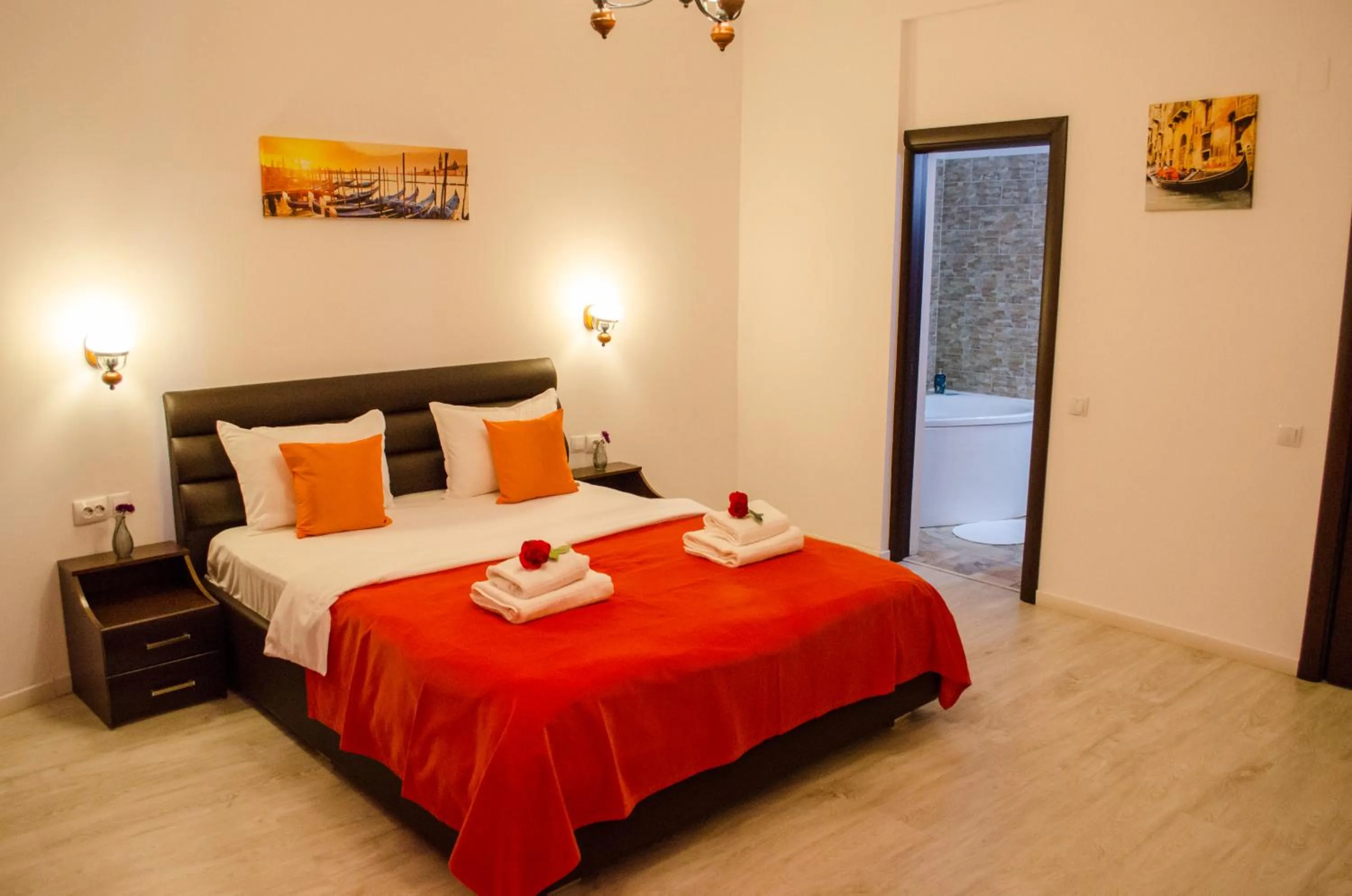 Bed in City Lux Villa