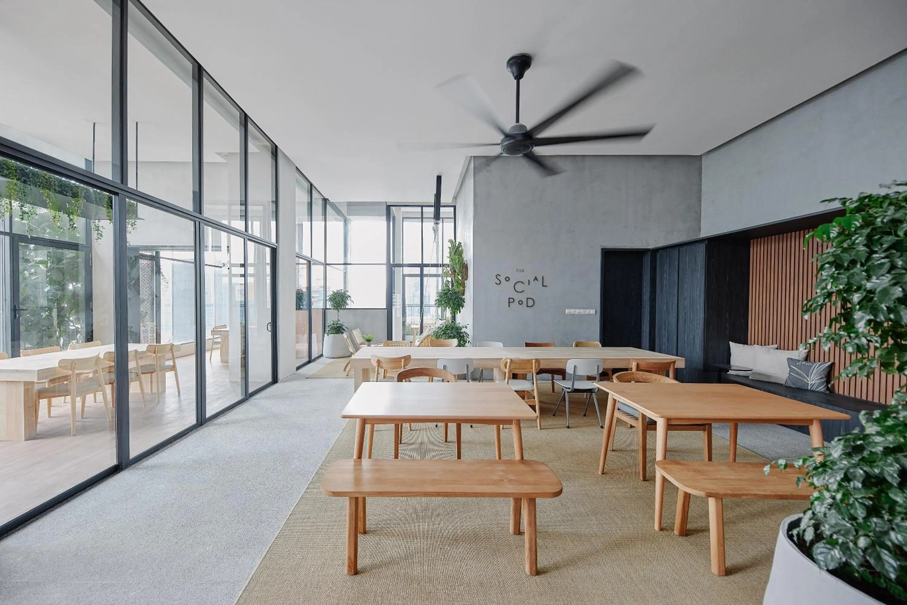 Seating area in Lloyd's Inn Kuala Lumpur