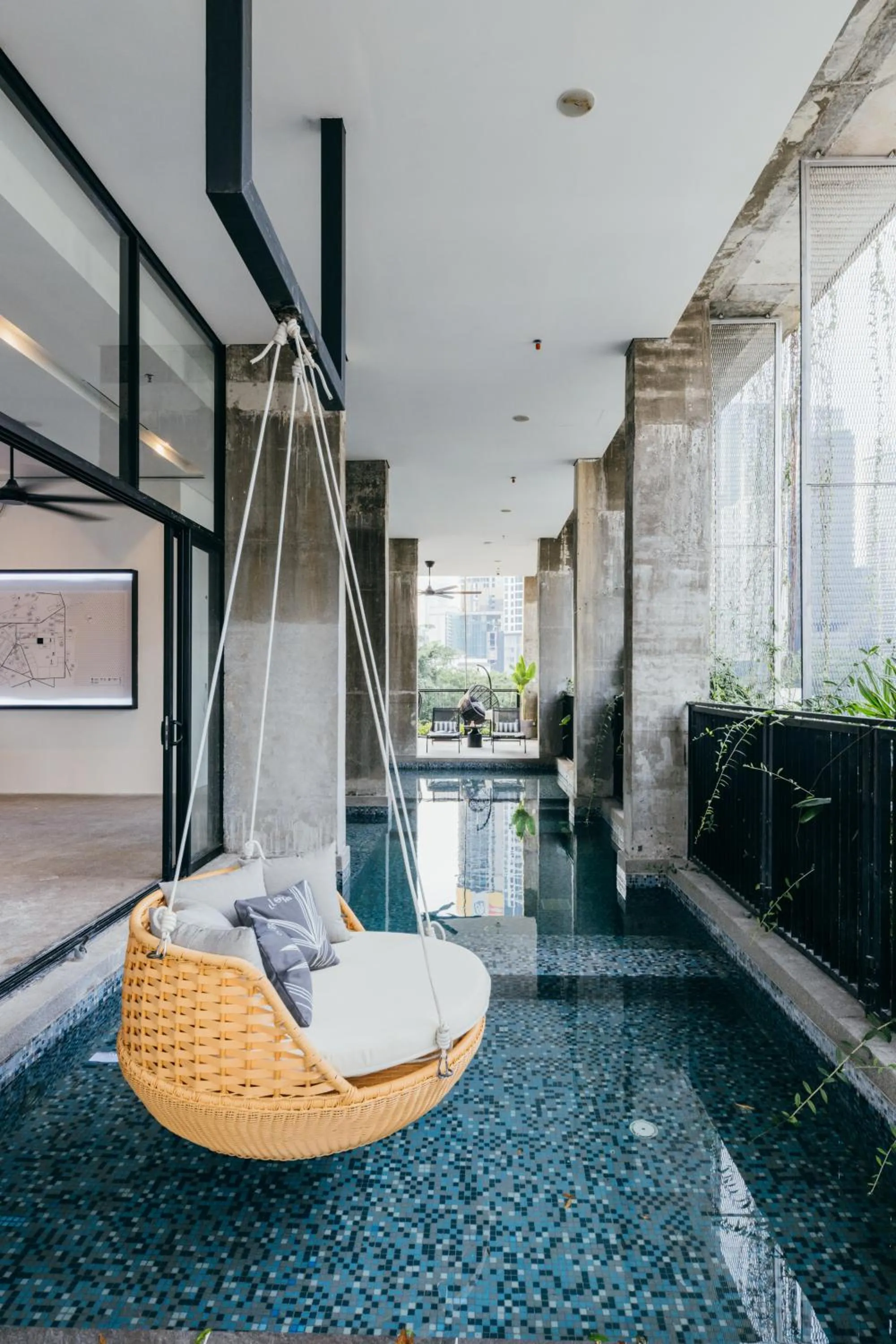 Swimming pool in Lloyd's Inn Kuala Lumpur