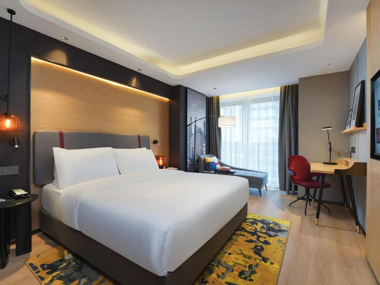 Bedroom, Bed in Park Inn by Radisson Chongqing Yuelai International Expo Center