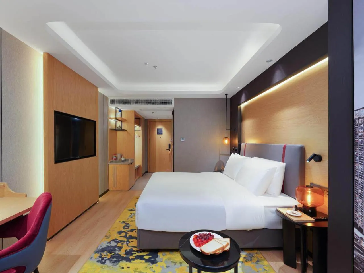 Bed in Park Inn by Radisson Chongqing Yuelai International Expo Center
