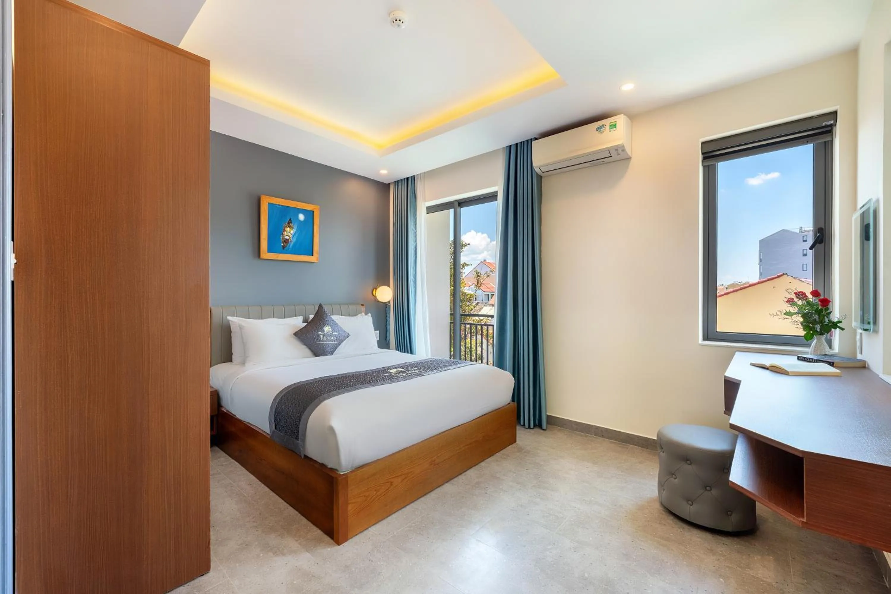 Bed in Full Moon Apartments & Villa - Hoi An