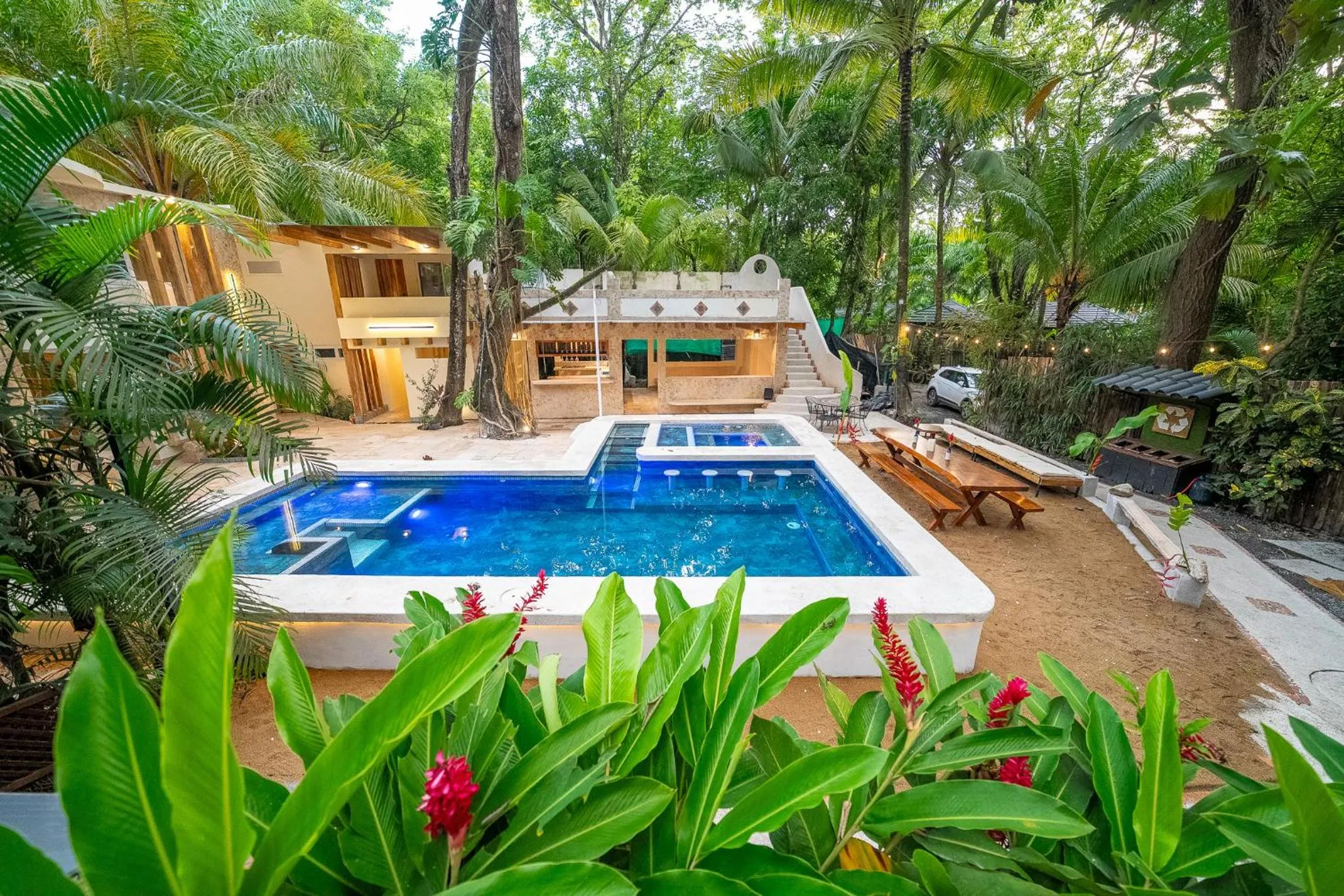 Pool view in Dreamcatcher Hotel - Live the Dream of Santa Teresa