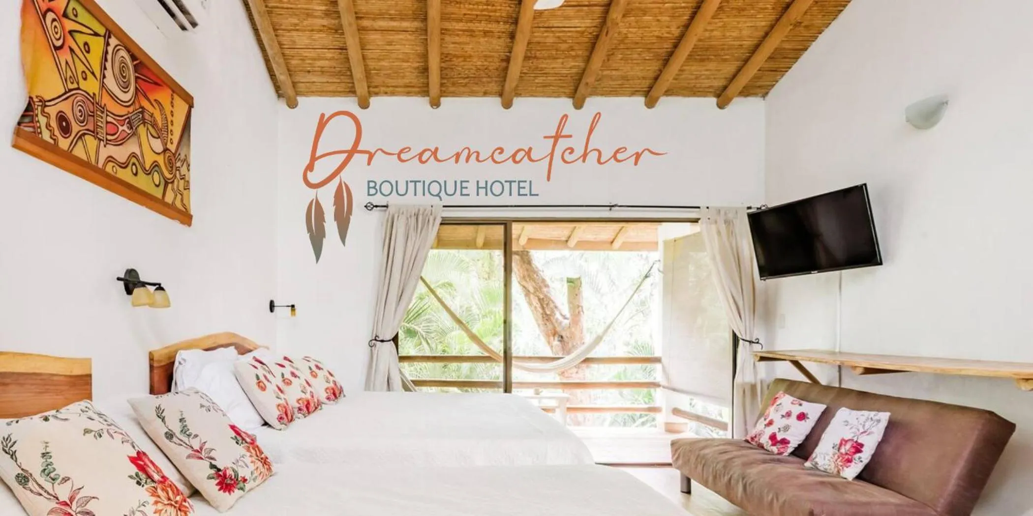 Bedroom, Bed in Dreamcatcher Hotel - Live the Dream of Santa Teresa