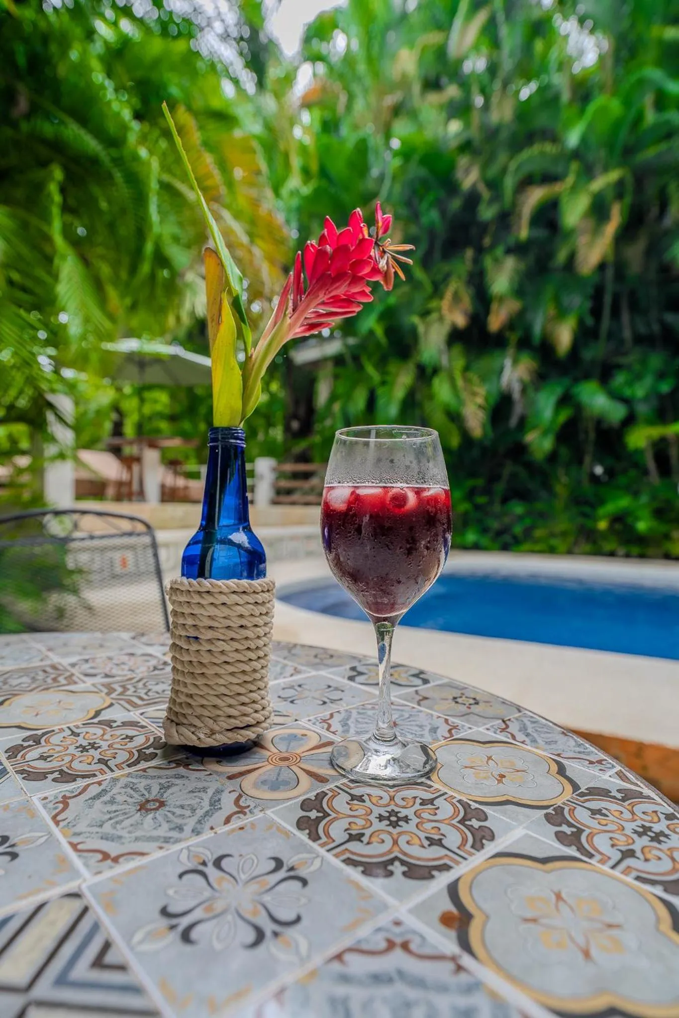 Pool view in Dreamcatcher Hotel - Live the Dream of Santa Teresa