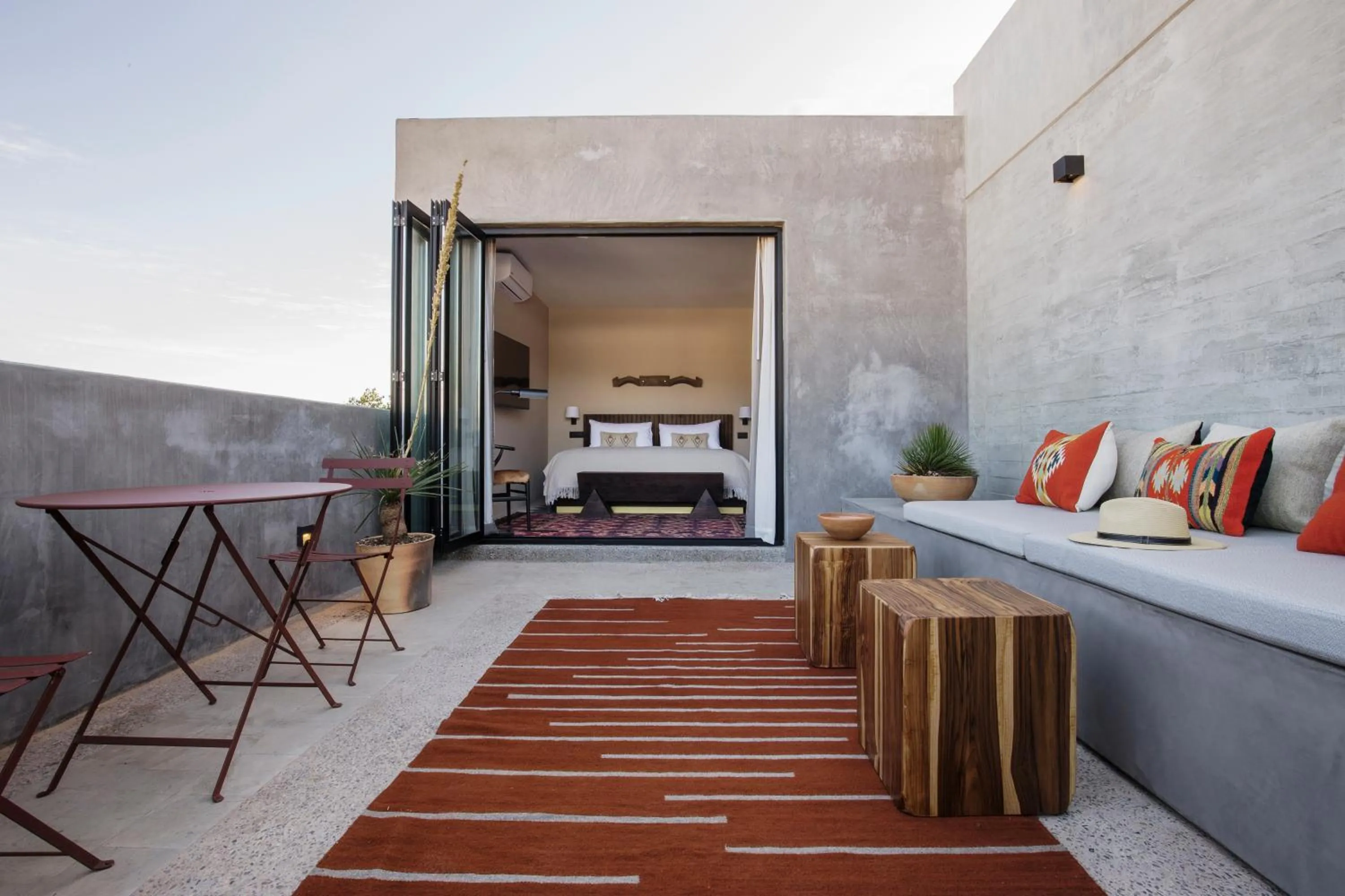 Bed in Macondo Arte Oaxaca