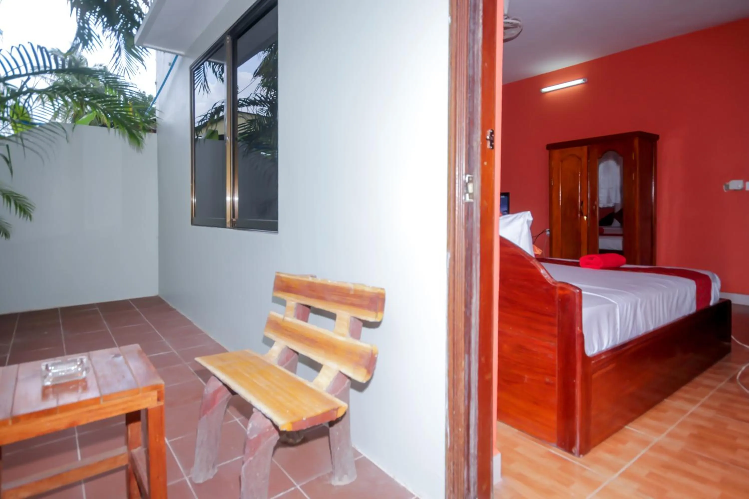 Balcony/Terrace, Bed in Blossoming Romduol Boutique