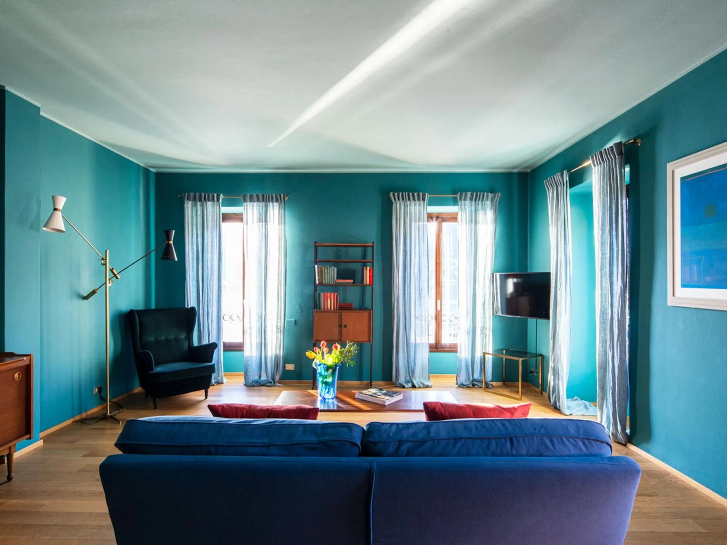 Living room in Domus Plinii 1792 Suites