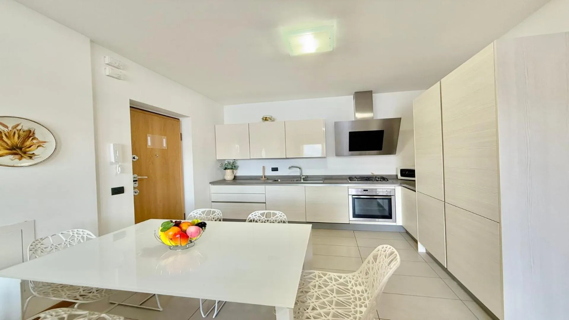 Kitchen or kitchenette in Residence degli Oleandri 6A