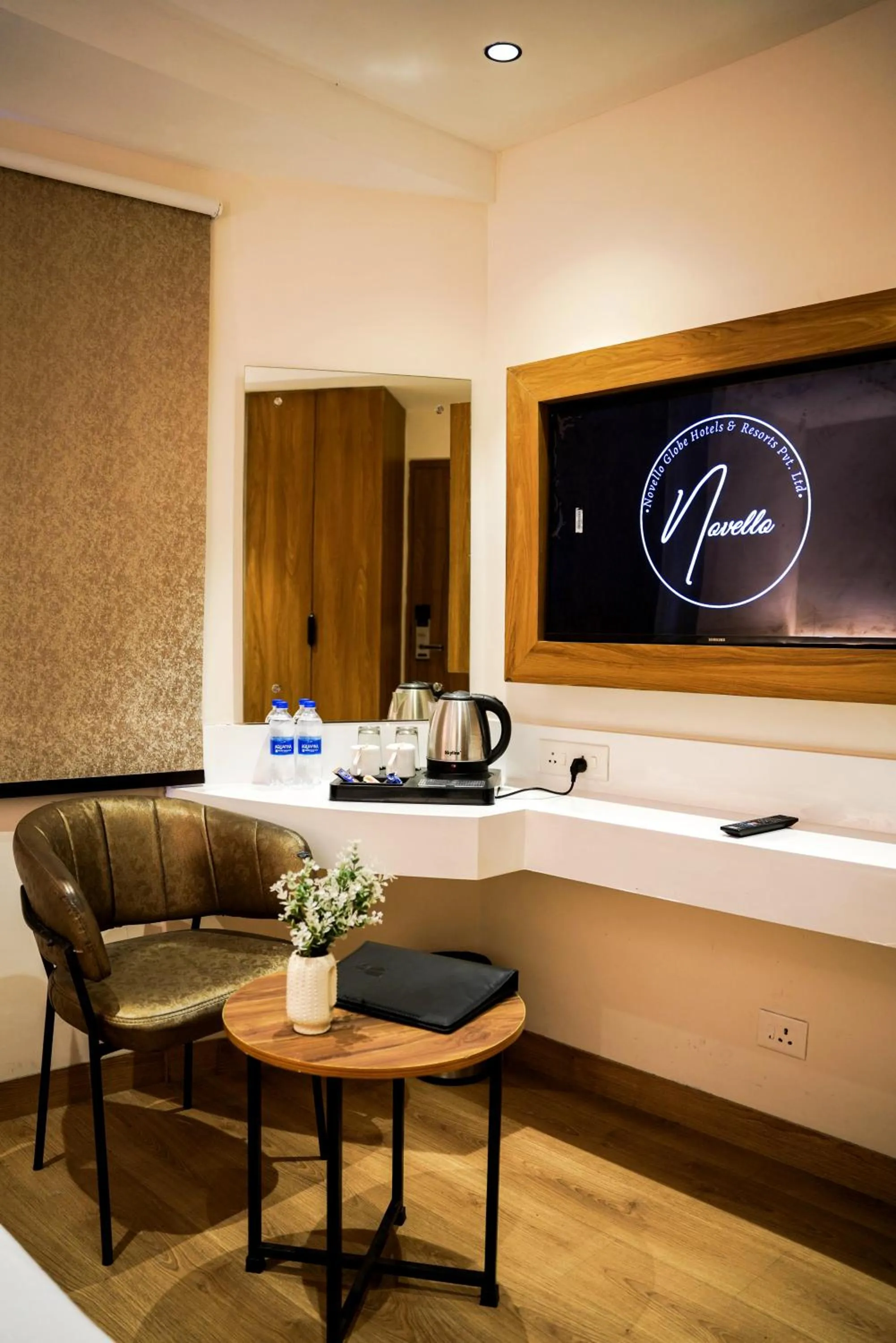 TV and multimedia in The Novello By Hotel Evergreen- Mussoorie