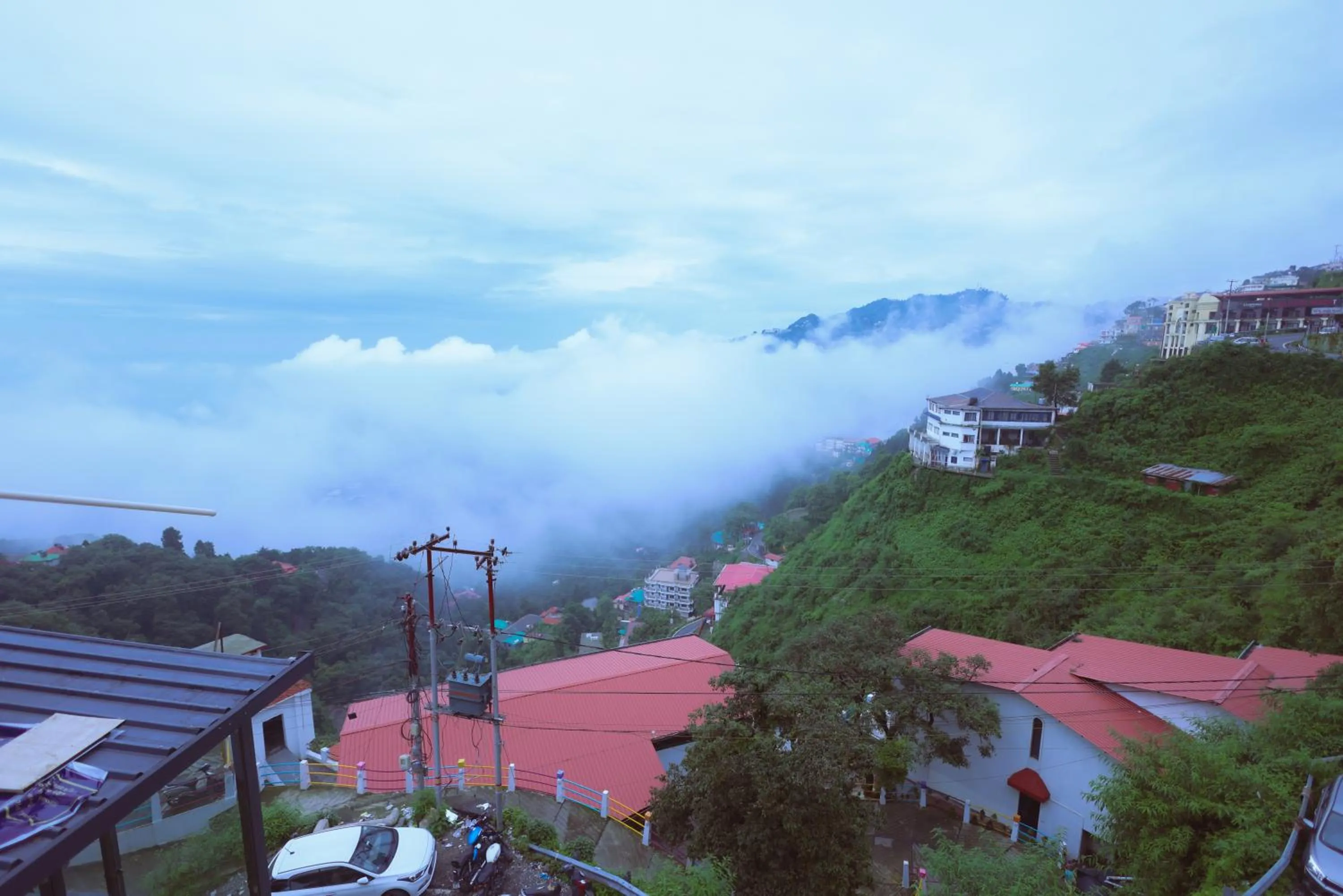 Mountain view in The Novello By Hotel Evergreen- Mussoorie