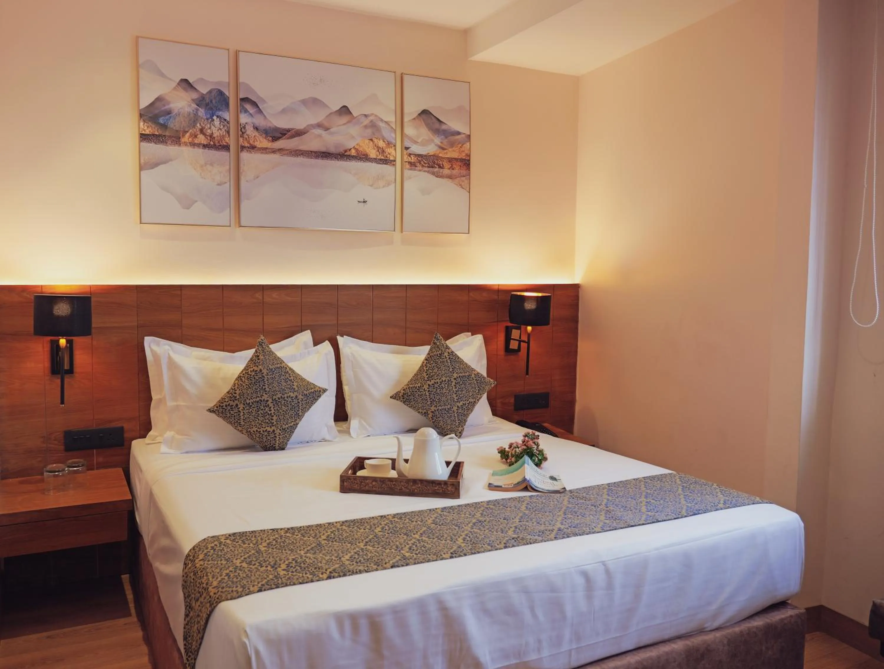 Bedroom, Bed in The Novello By Hotel Evergreen- Mussoorie