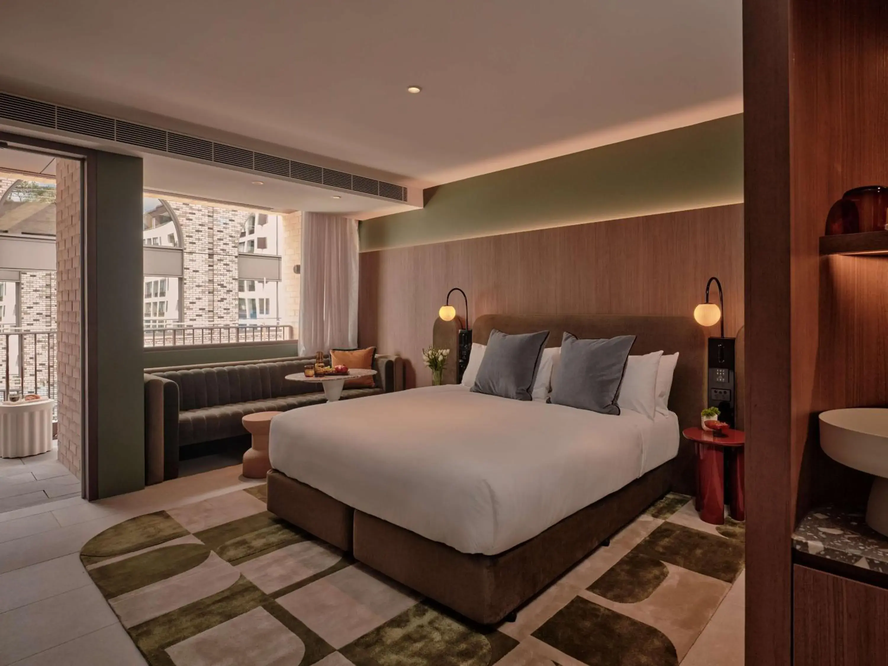 Wunderlich Balcony in The EVE Hotel Sydney Wunderlich Balcony in The EVE Hotel Sydney