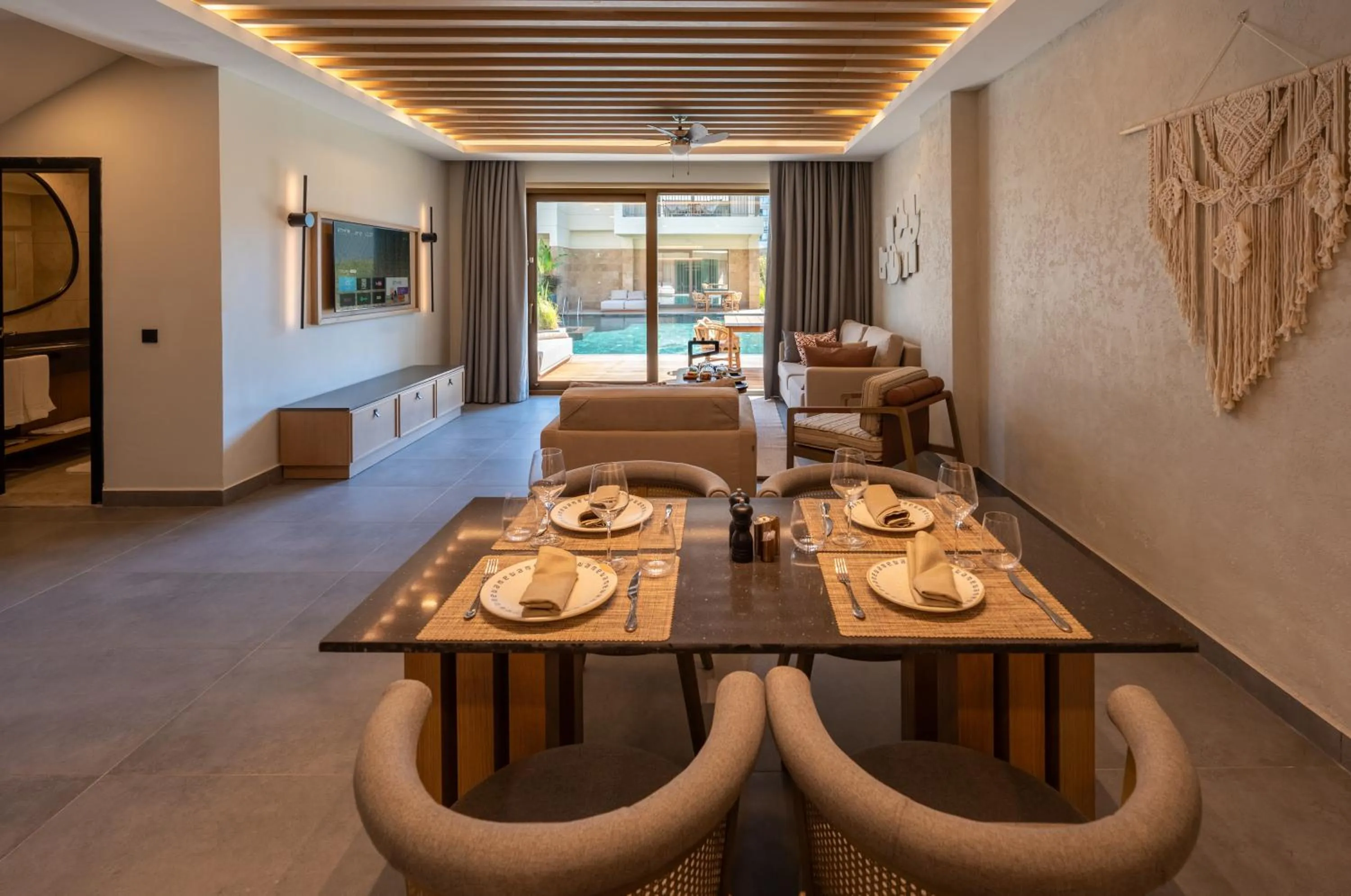 Living room in Ethno Belek