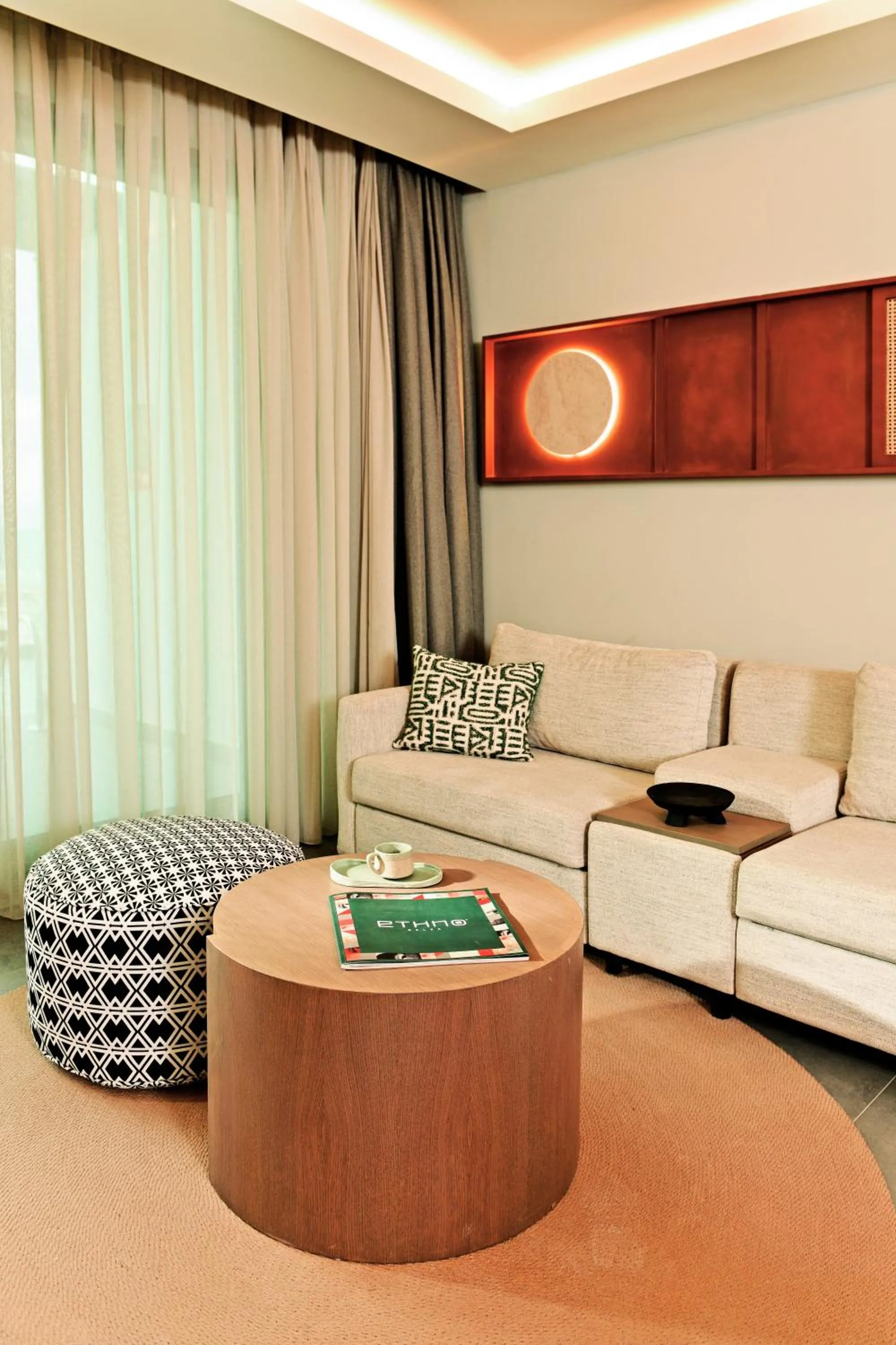 Seating area in Ethno Belek