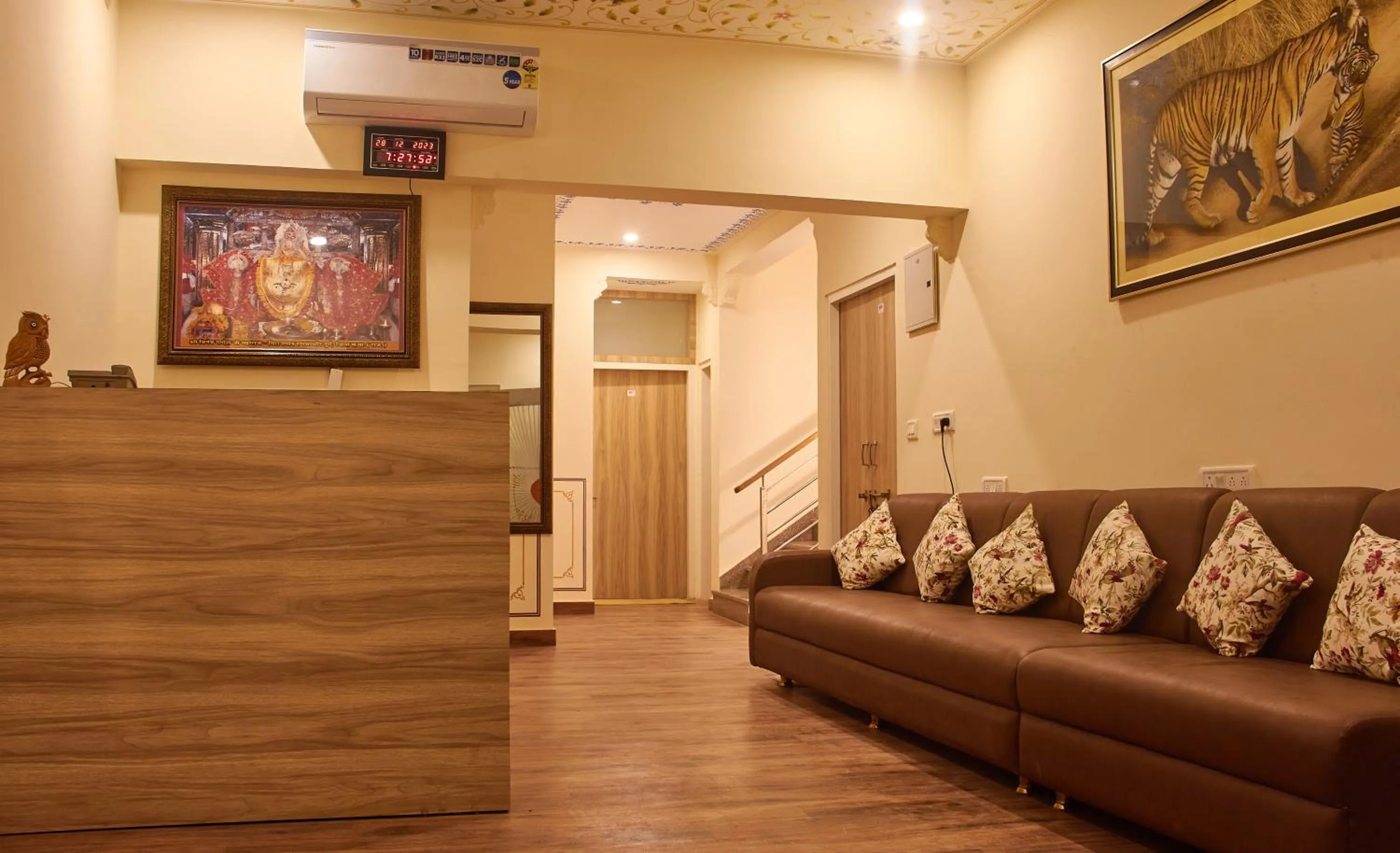 Lobby or reception in Ranthambhore Uday Vilas