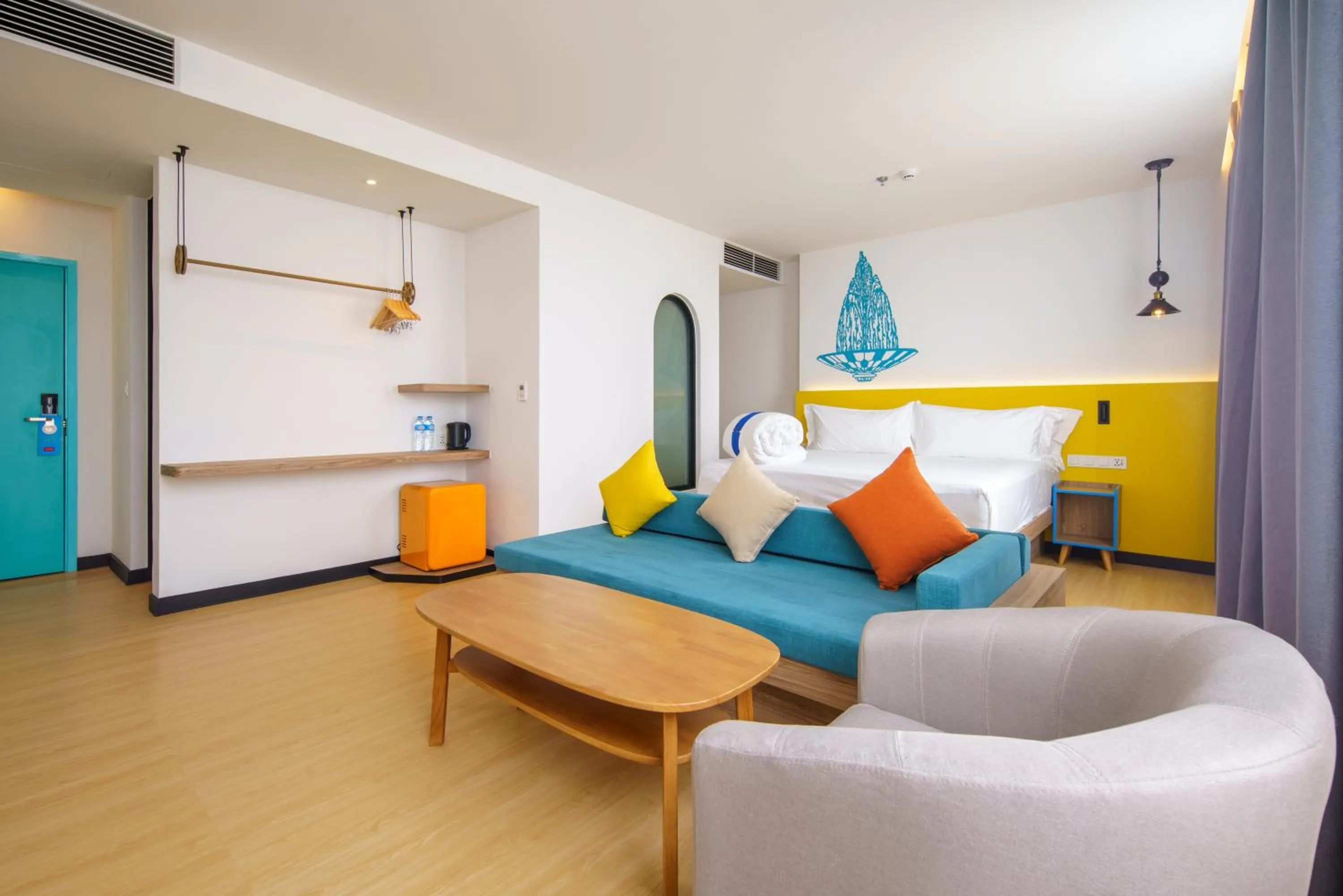 Bed in COSI Vientiane Nam Phu