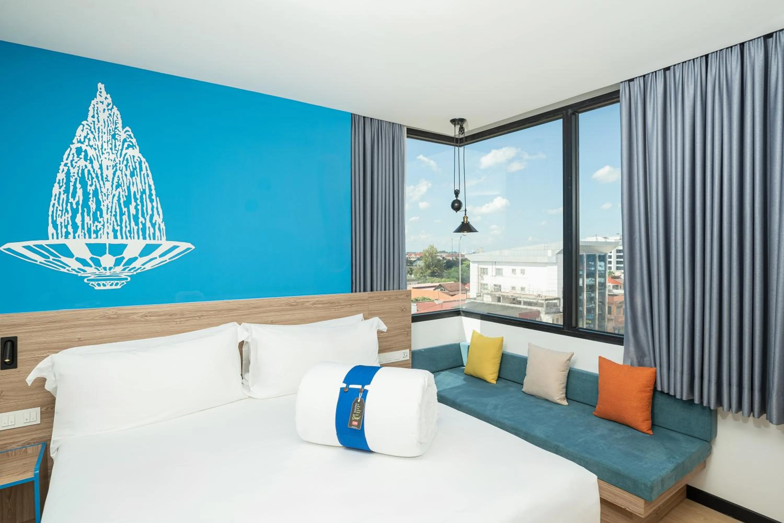 Bed in COSI Vientiane Nam Phu