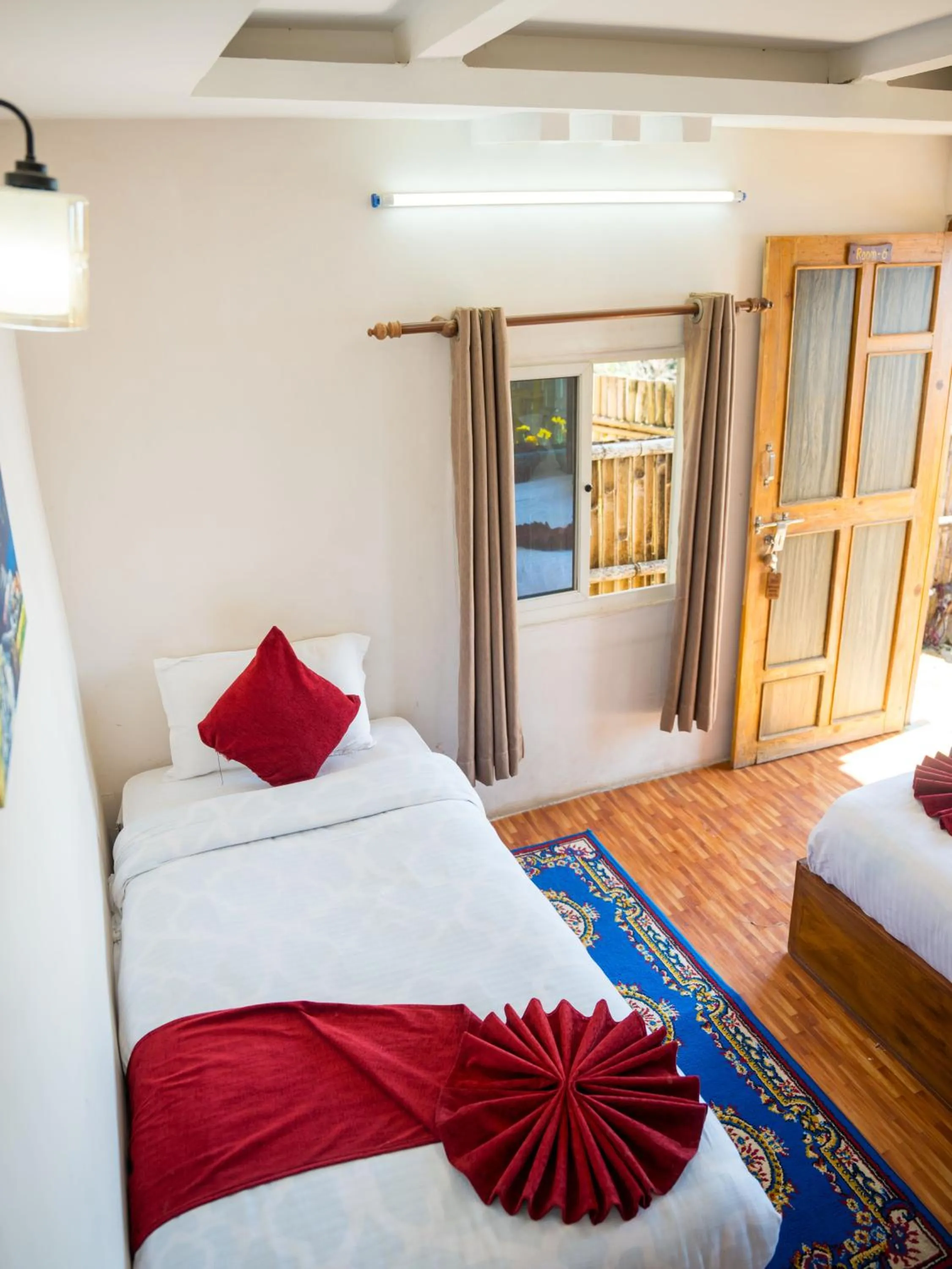 Bed in Naya Gaun Eco Resort
