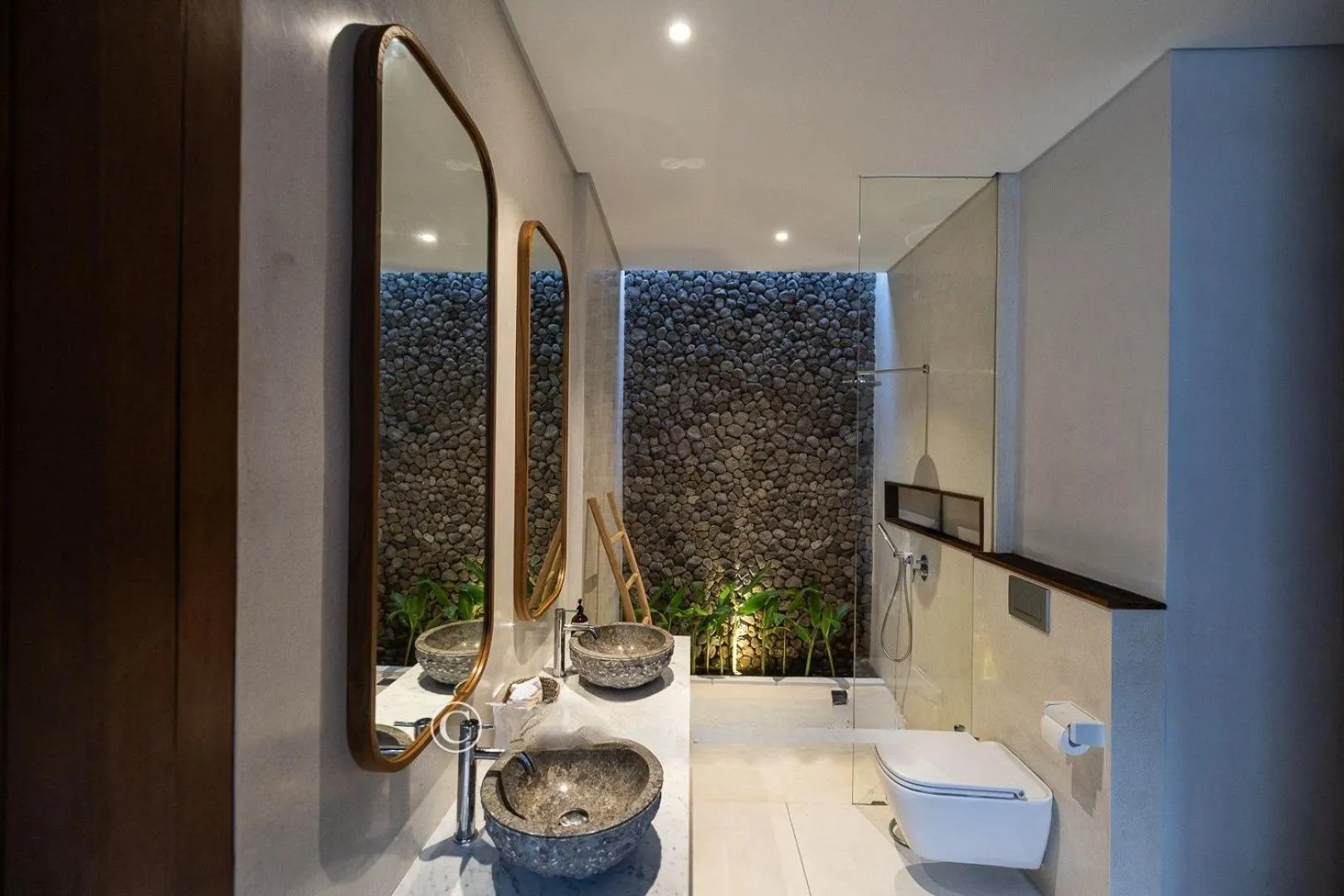 Shower in AMR Echo Beach Villa's Canggu