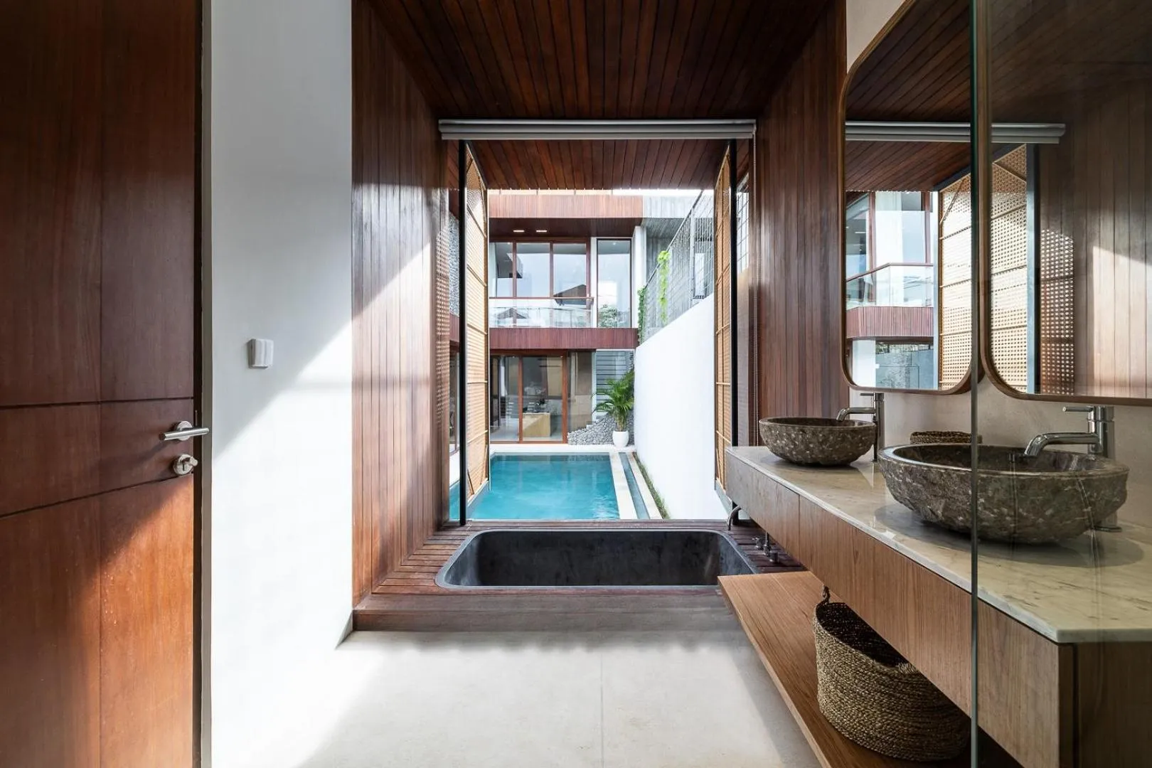 Bathroom in AMR Echo Beach Villa's Canggu
