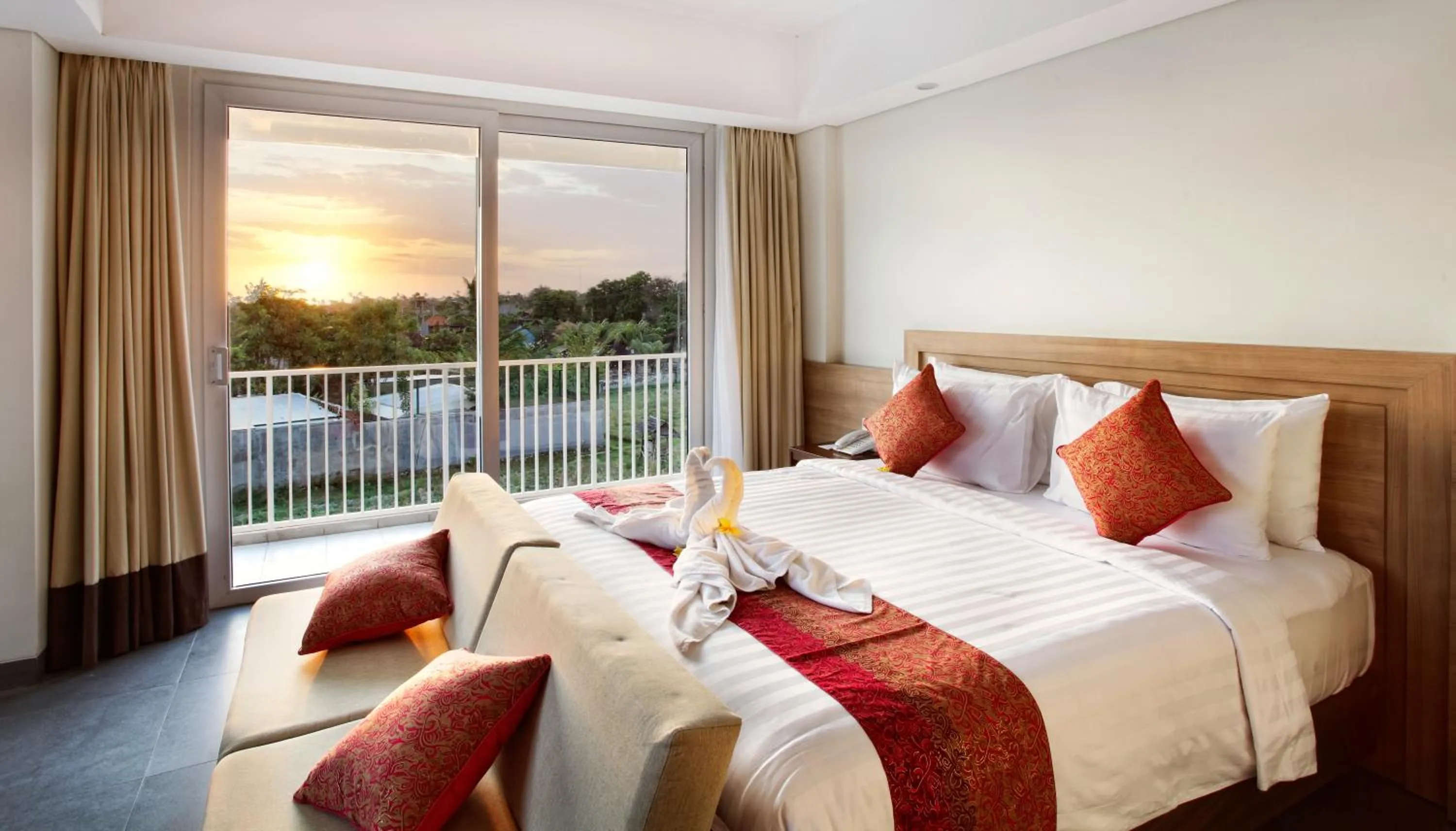 Decorative detail, Bed in Paragon Hotel Seminyak