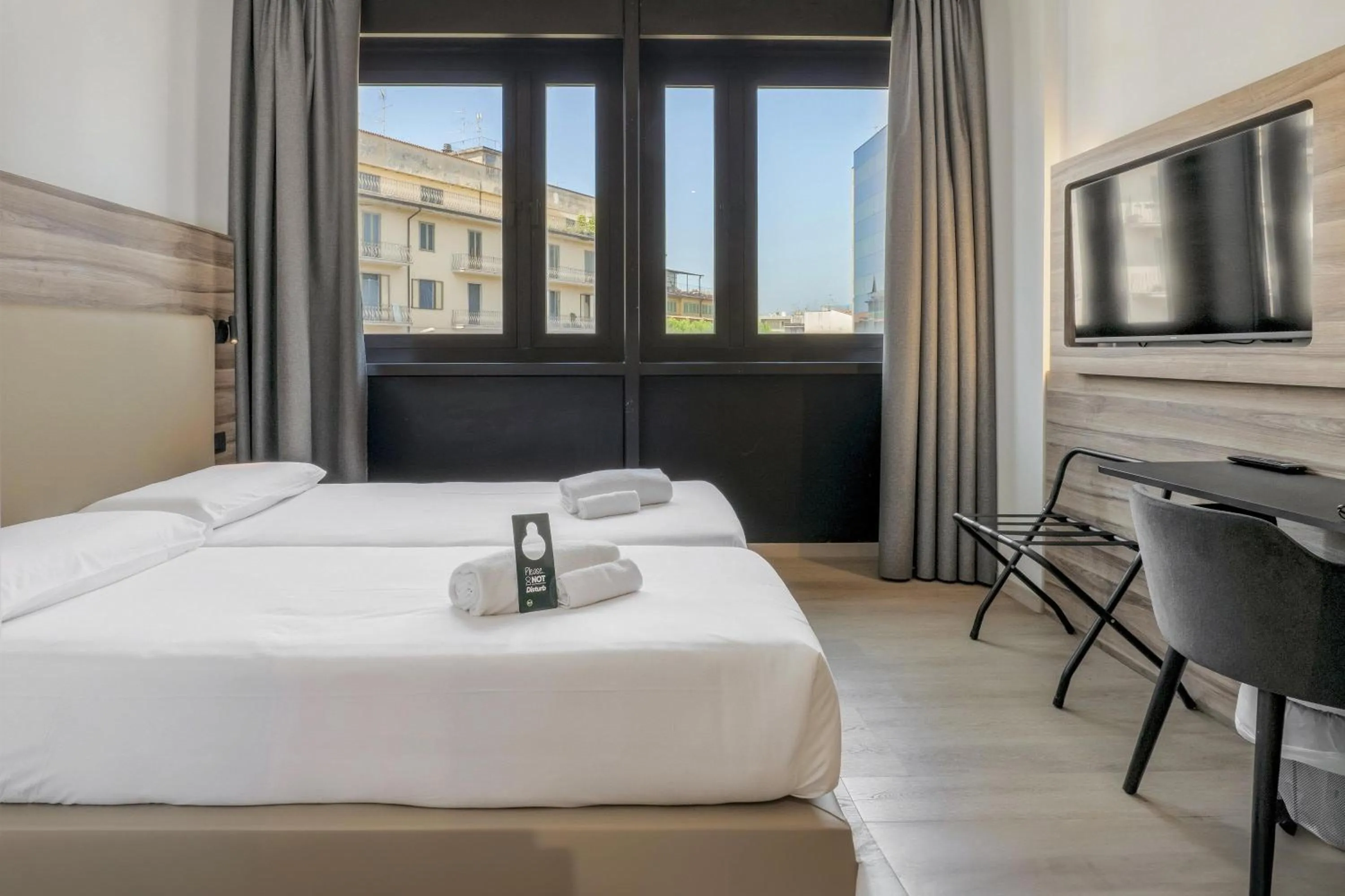 Photo of the whole room, Bed in B&B HOTEL Prato City Center