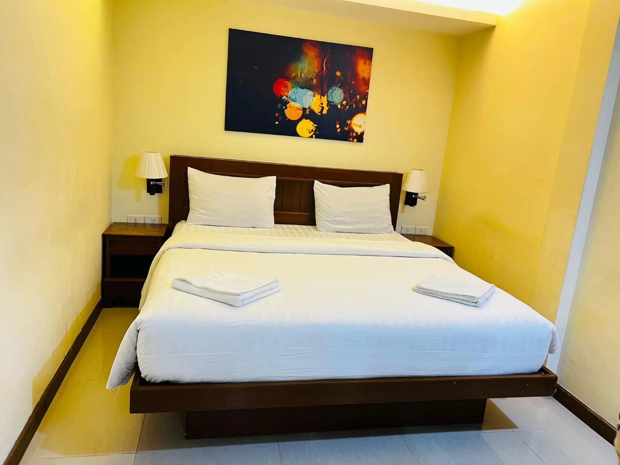 Bed in Patong Terrace Hotel